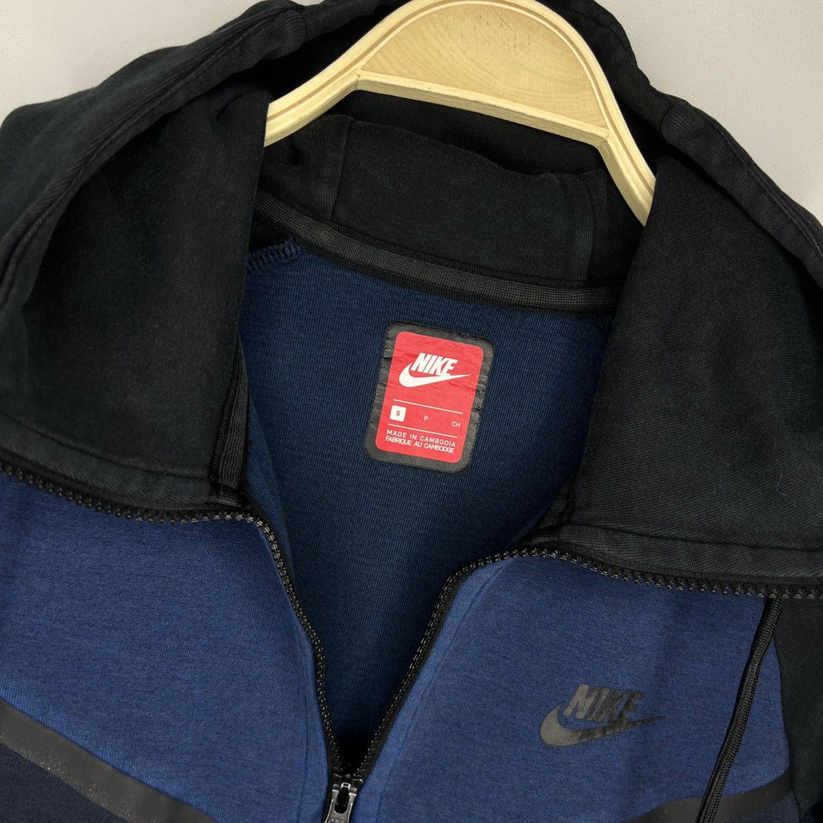 Nike Nike Tech Fleece Hoodie Dark Navy Jacket Zip Size US S / EU 44-46 / 1 - 5 Thumbnail