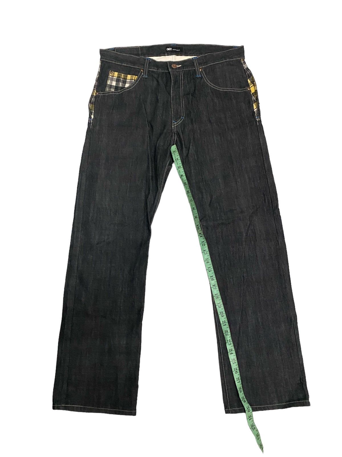 Japanese Brand Vintage CNCV Concave Attempt Japanese Denim Jeans Size US 35 - 15 Thumbnail