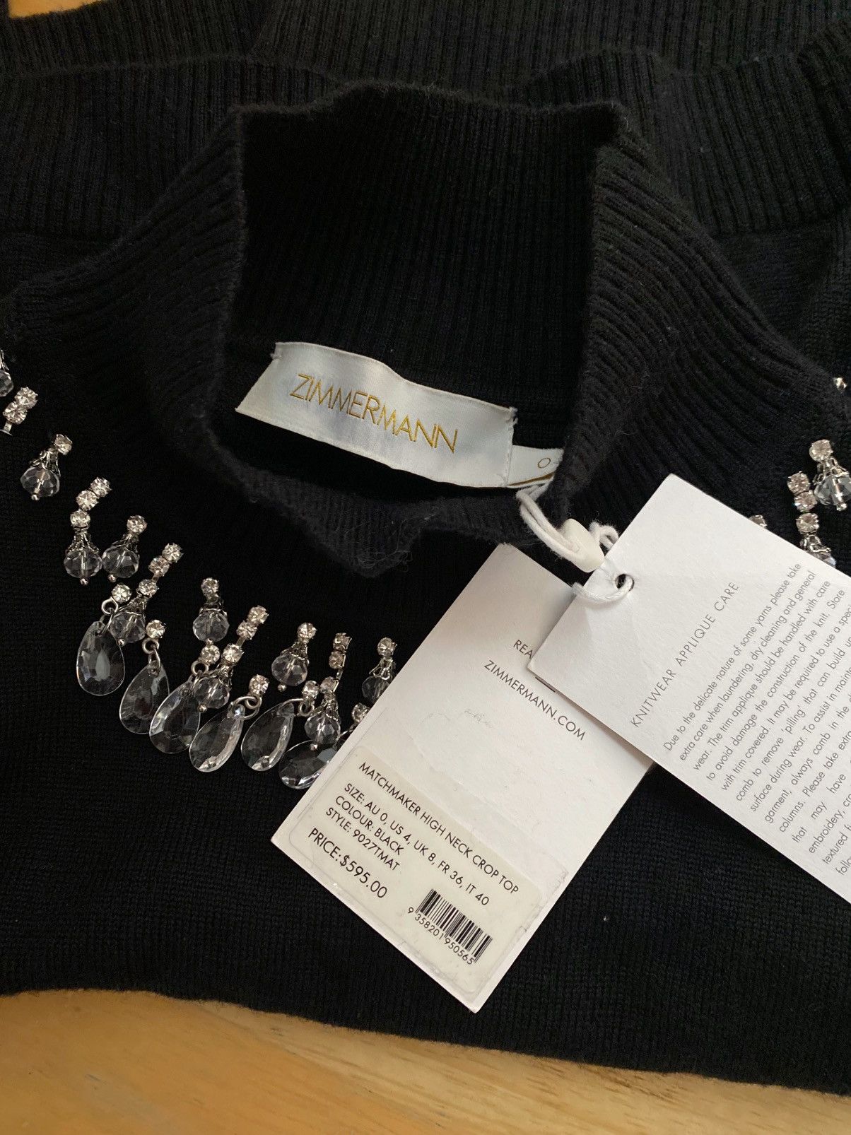 Zimmermann Zimmermann crystal turtleneck sweater size 0/us size 4 Size S / US 4 / IT 40 - 11 Thumbnail