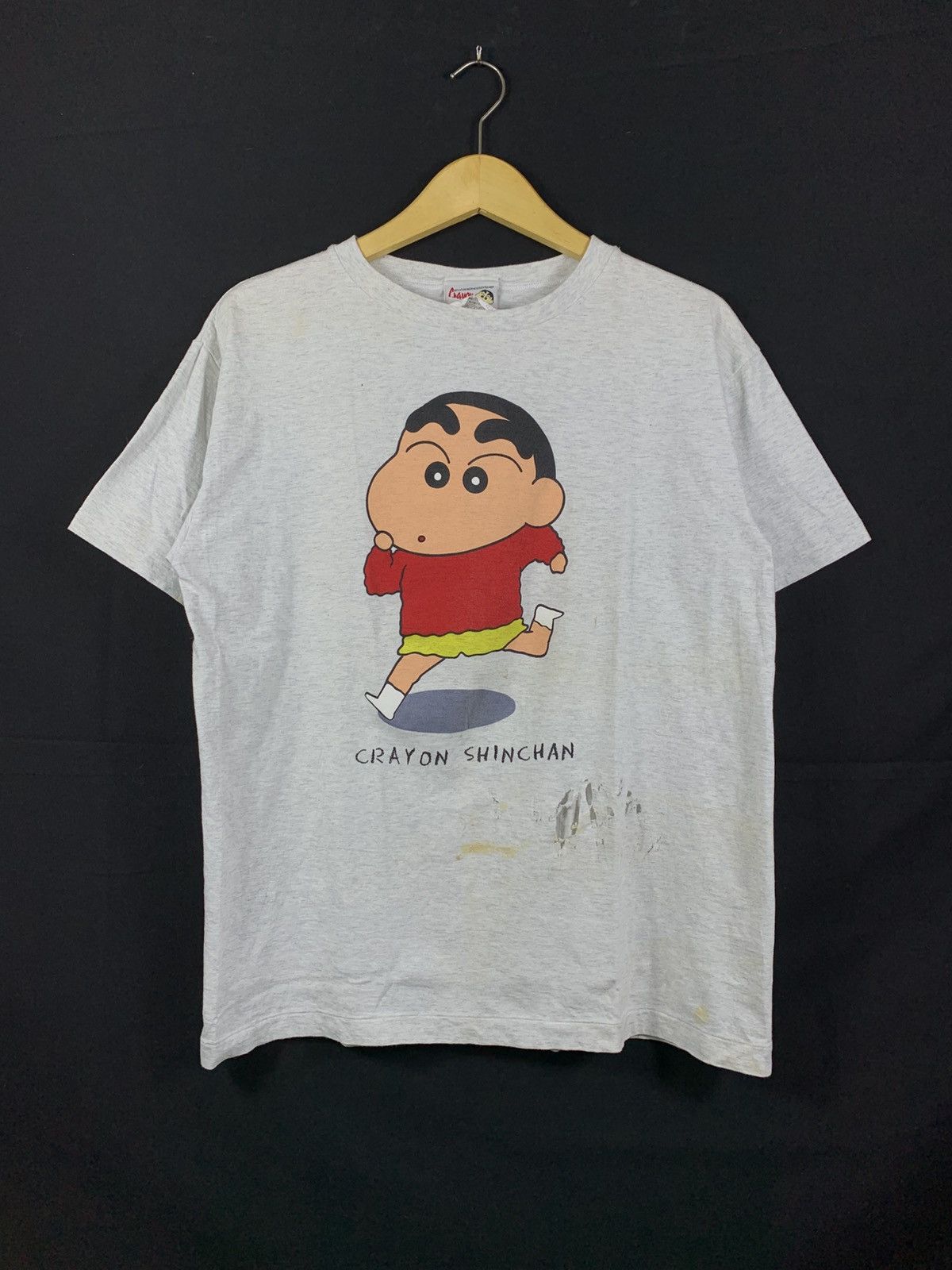 Anime Vintage Crayon Shin Chan Distressed t-shirt Size US L / EU 52-54 / 3 - 1 Thumbnail