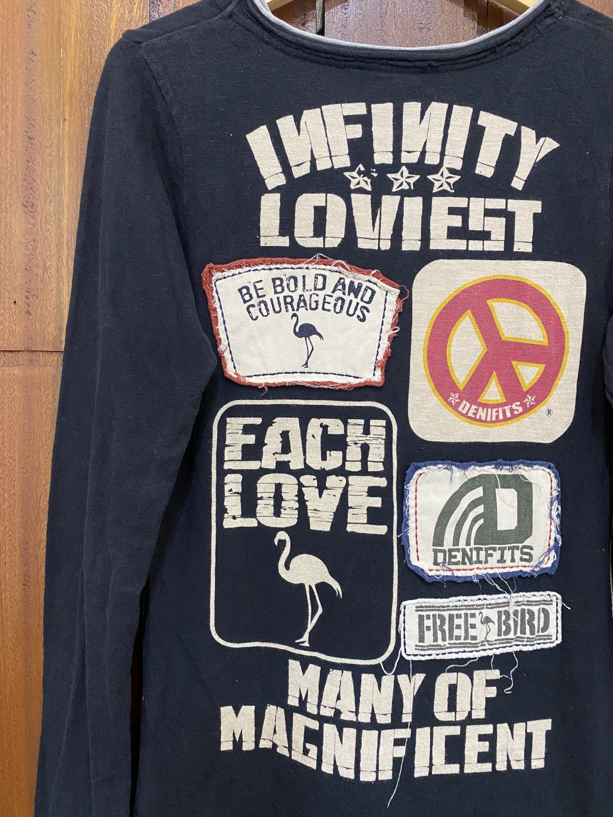 Yasuyuki Ishii Japanese Infinity Loviest Poem Longsleeve Kmrii Fuga Size US S / EU 44-46 / 1 - 4 Thumbnail