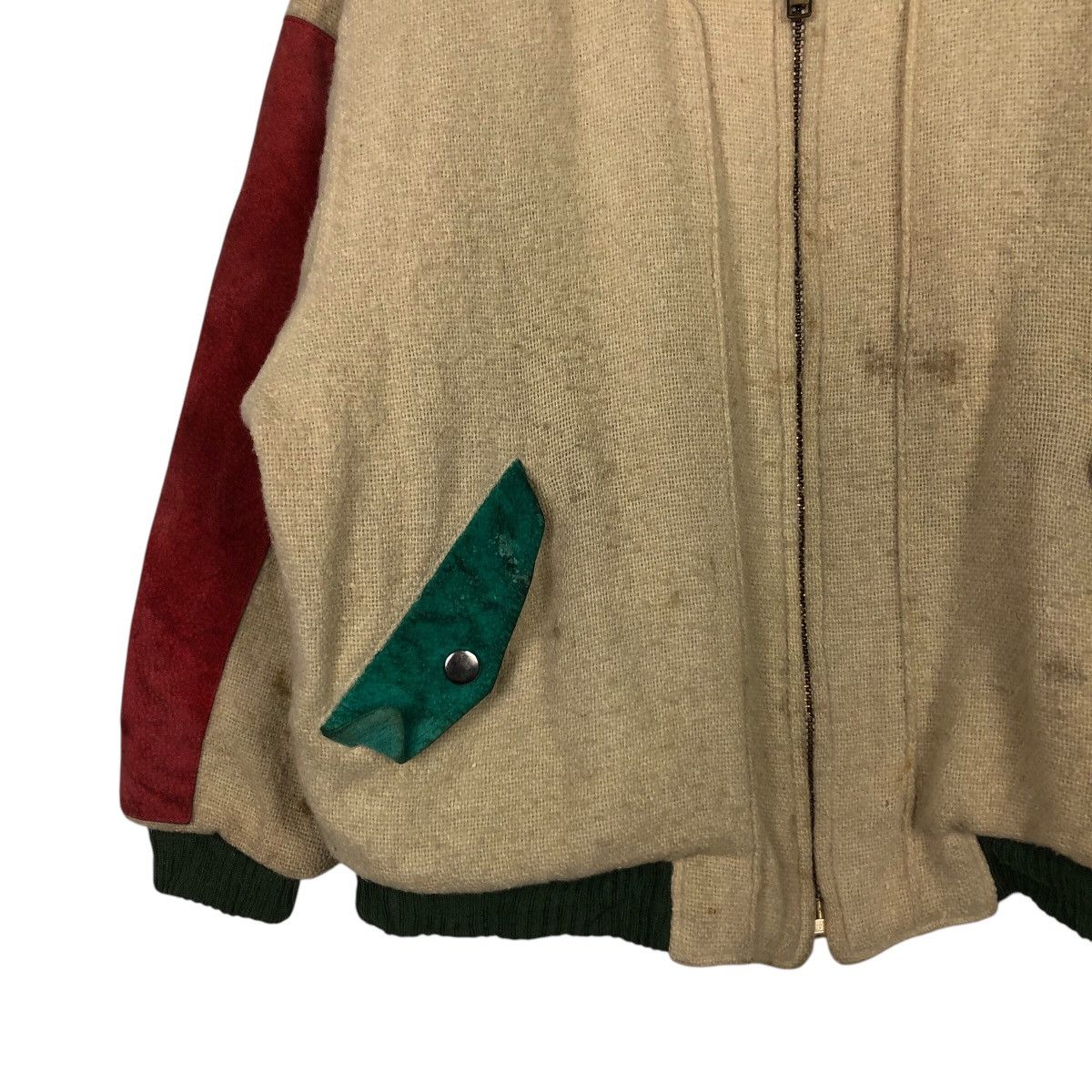 Japanese Brand × Vintage 📌Vintage Genuine Leather Bomber Jacket Ben Mier Issey Miyake Size US M / EU 48-50 / 2 - 5 Thumbnail