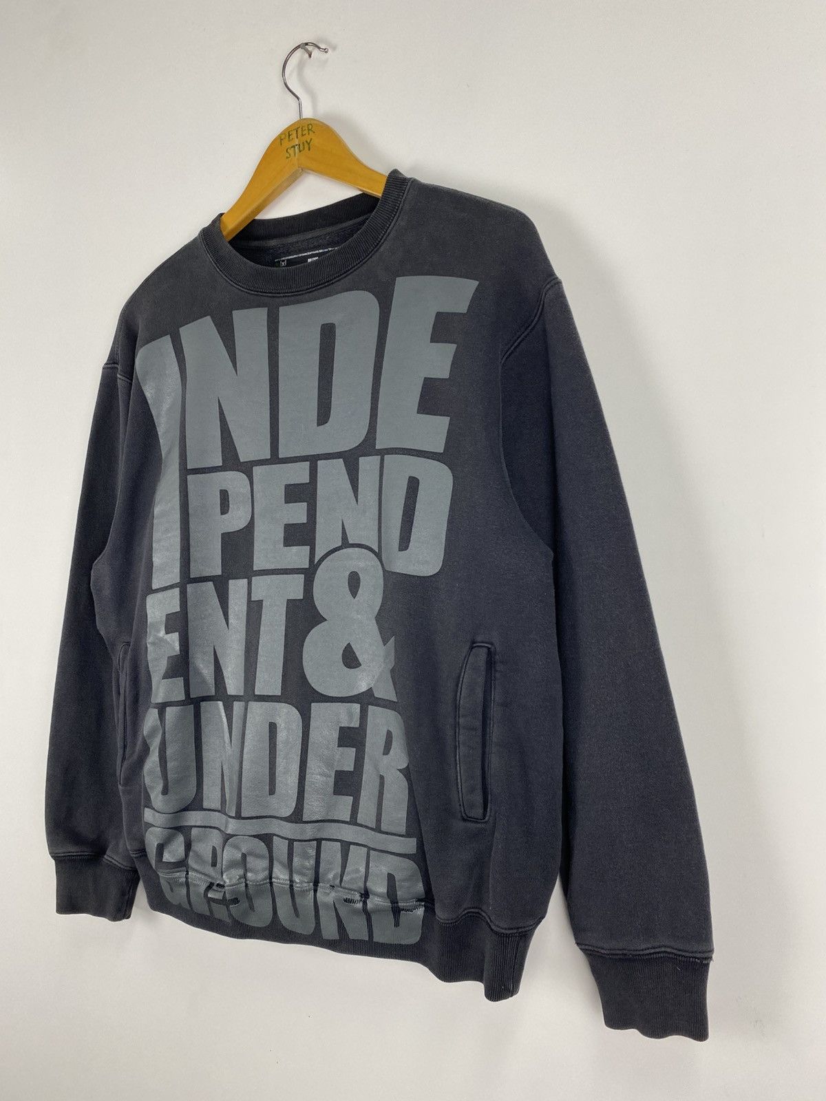 Independent Trading Co. × Italia Independent Vintage Independent & Underground Sweatshirt Size US XL / EU 56 / 4 - 4 Thumbnail
