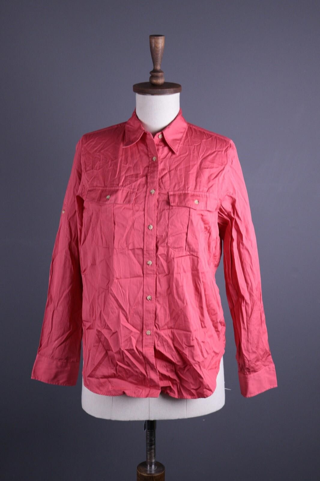Lauren Ralph Lauren Lauren Ralph Lauren Pink Long Sleeve Blouse Shirt Size M Size M / US 6-8 / IT 42-44 - 1 Thumbnail