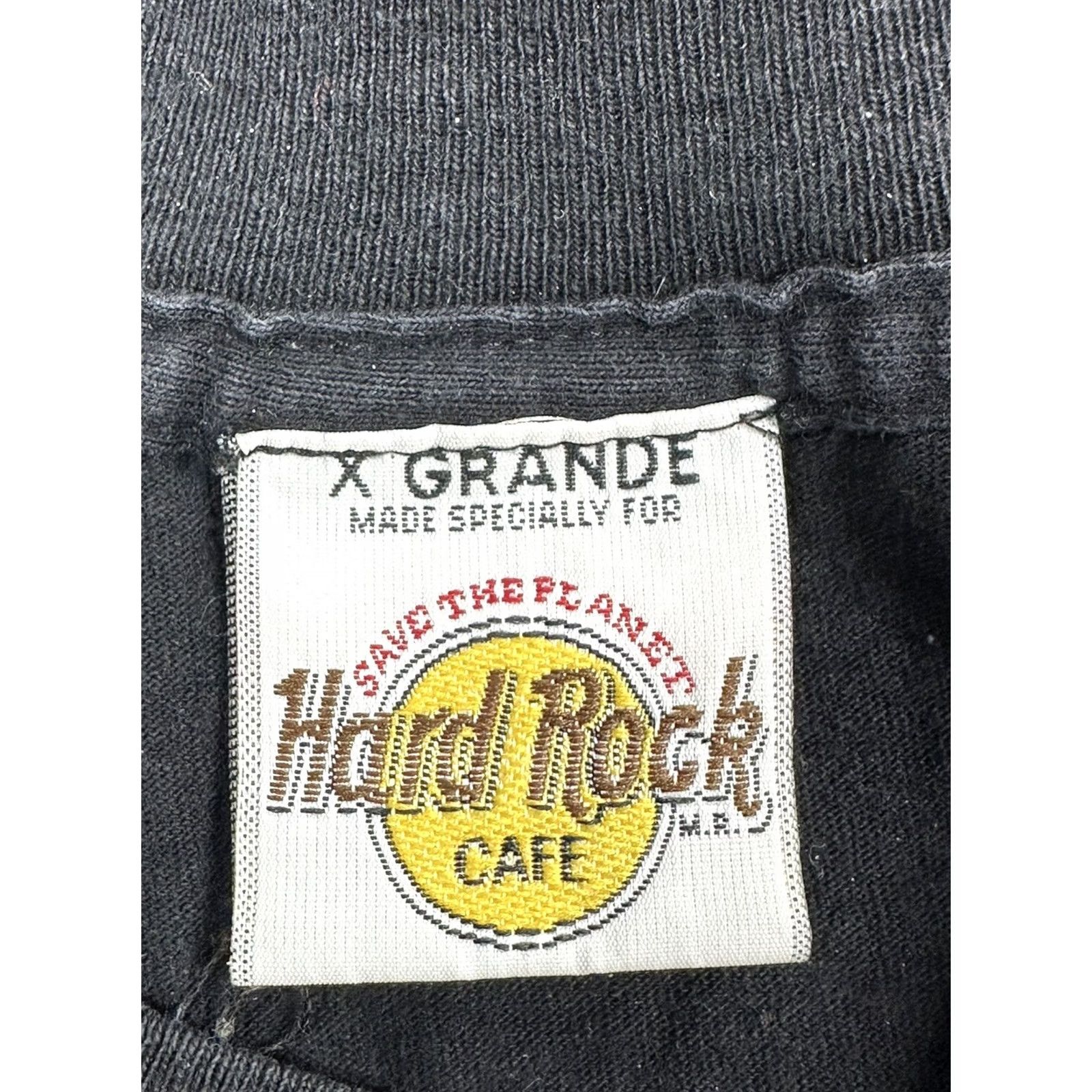 Hard Rock Cafe VINTAGE Hard Rock T-Shirt Mens Graphic Logo 90s 1990s TIJUANA MEXICO Gray XL, Cotton, Short Sleeve, Crew Neck, Logo, 90s, 80s? Size US M / EU 48-50 / 2 - 5 Thumbnail