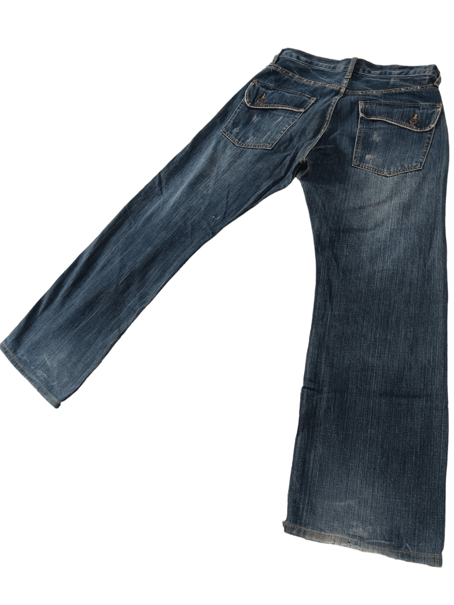Japanese Brand 💥Modish Style💥 Clawmark Minimalist Flared Denim Size US 30 / EU 46 - 4 Thumbnail