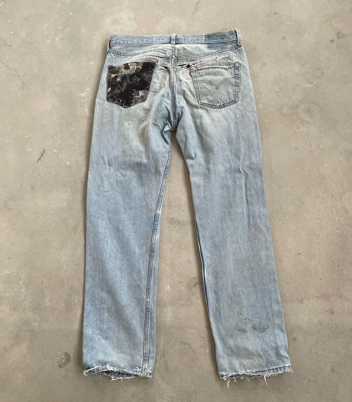 Designer × Levi's VINTAGE LEVIS 501 MADE IN USA ARTWORK PANT Size US 35 - 8 Thumbnail