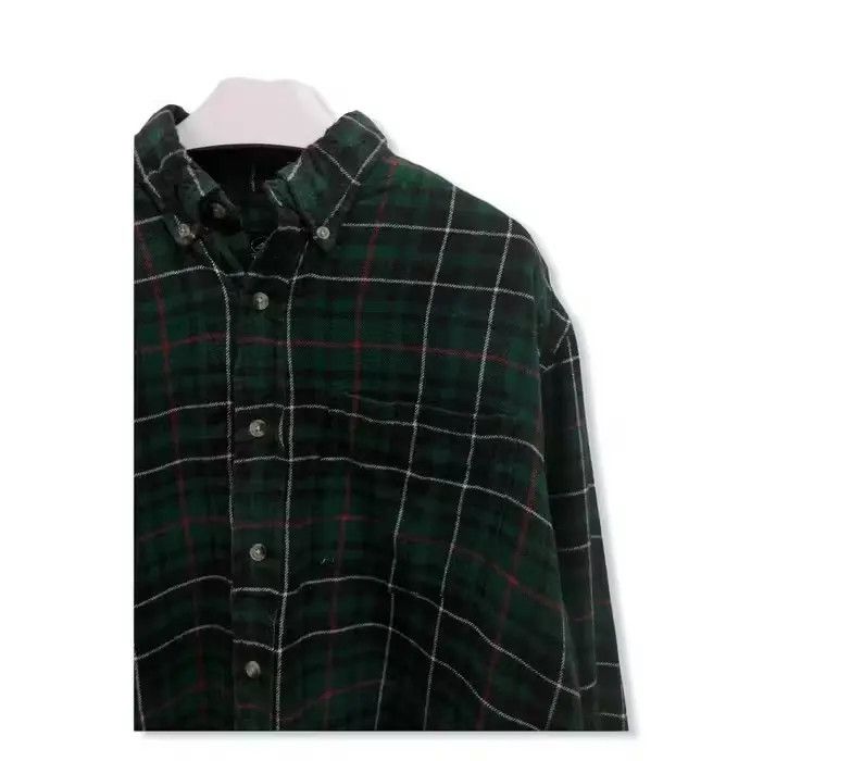 Vintage Vintage Redhead Checked Plaid Tartan Flannel Shirt 👕 Size US M / EU 48-50 / 2 - 2 Thumbnail