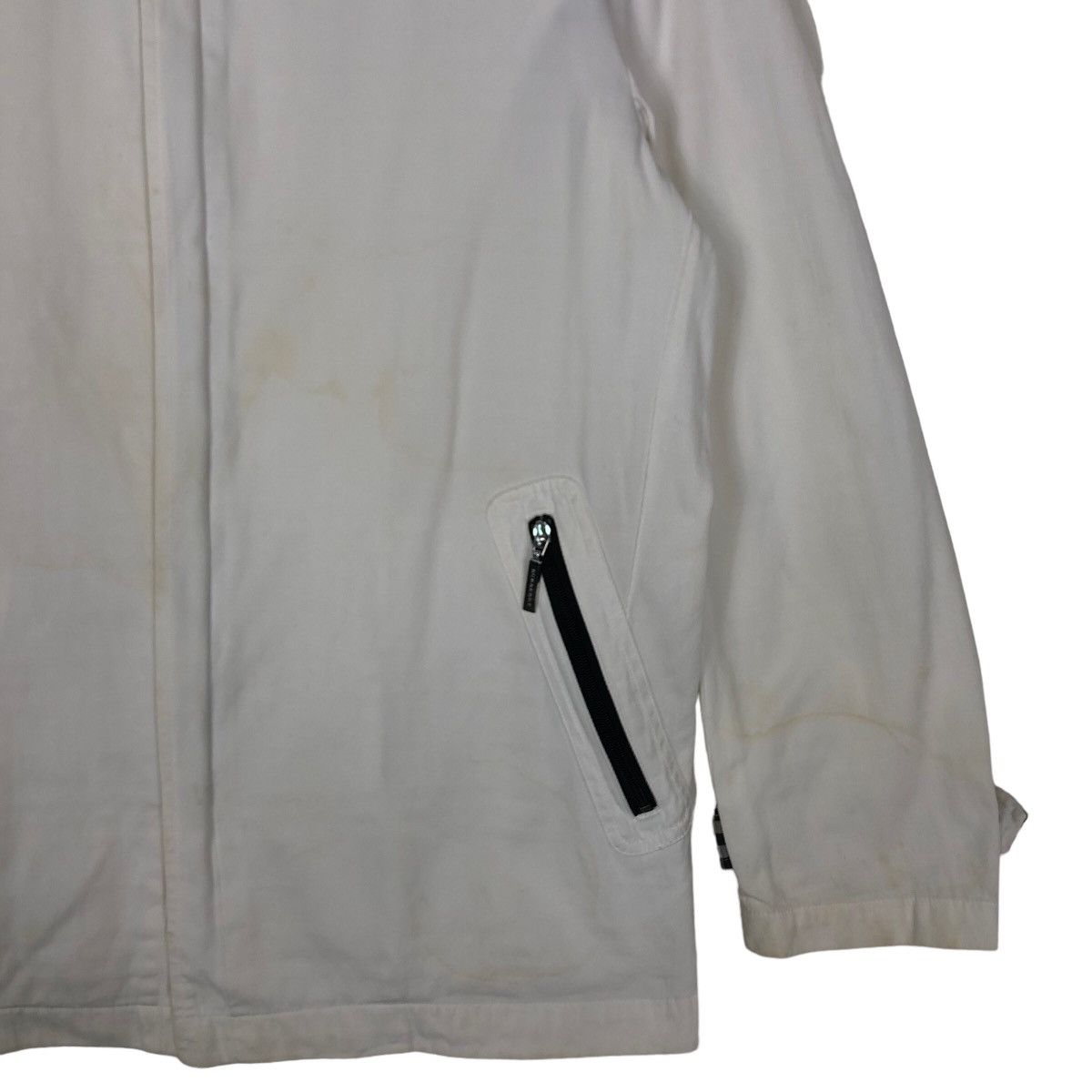 Burberry 🔥90’s Vintage Biker Jacket Burberry Black Label Nova Check Size US L / EU 52-54 / 3 - 4 Thumbnail
