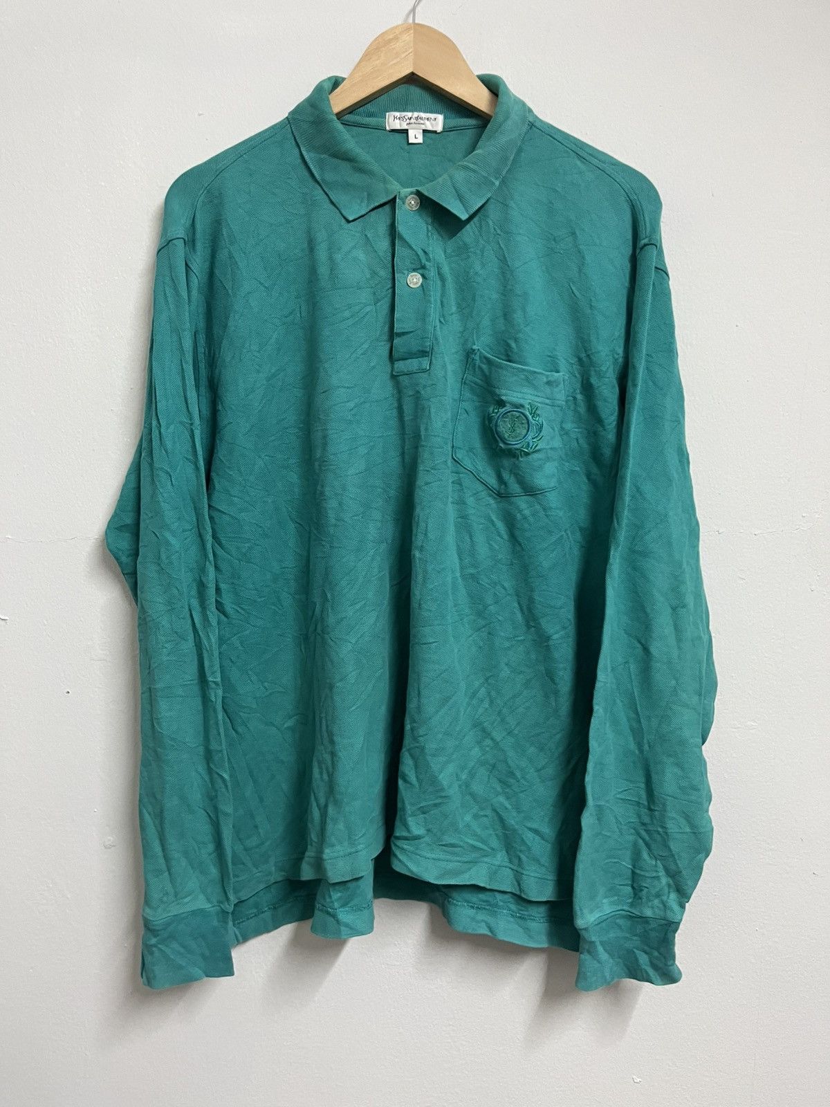 Yves Saint Laurent YSL saint laurent Pour homme distressed and faded Size US L / EU 52-54 / 3 - 2 Thumbnail