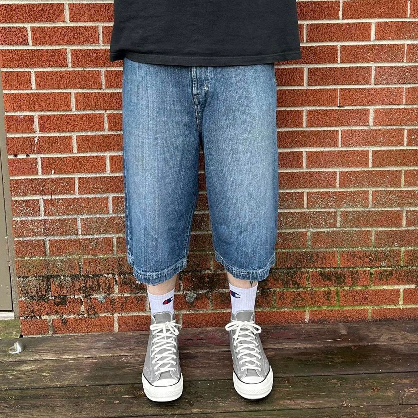 Sean John Y2k sean john baggy skate jean shorts Size US 36 / EU 52 - 1 Thumbnail