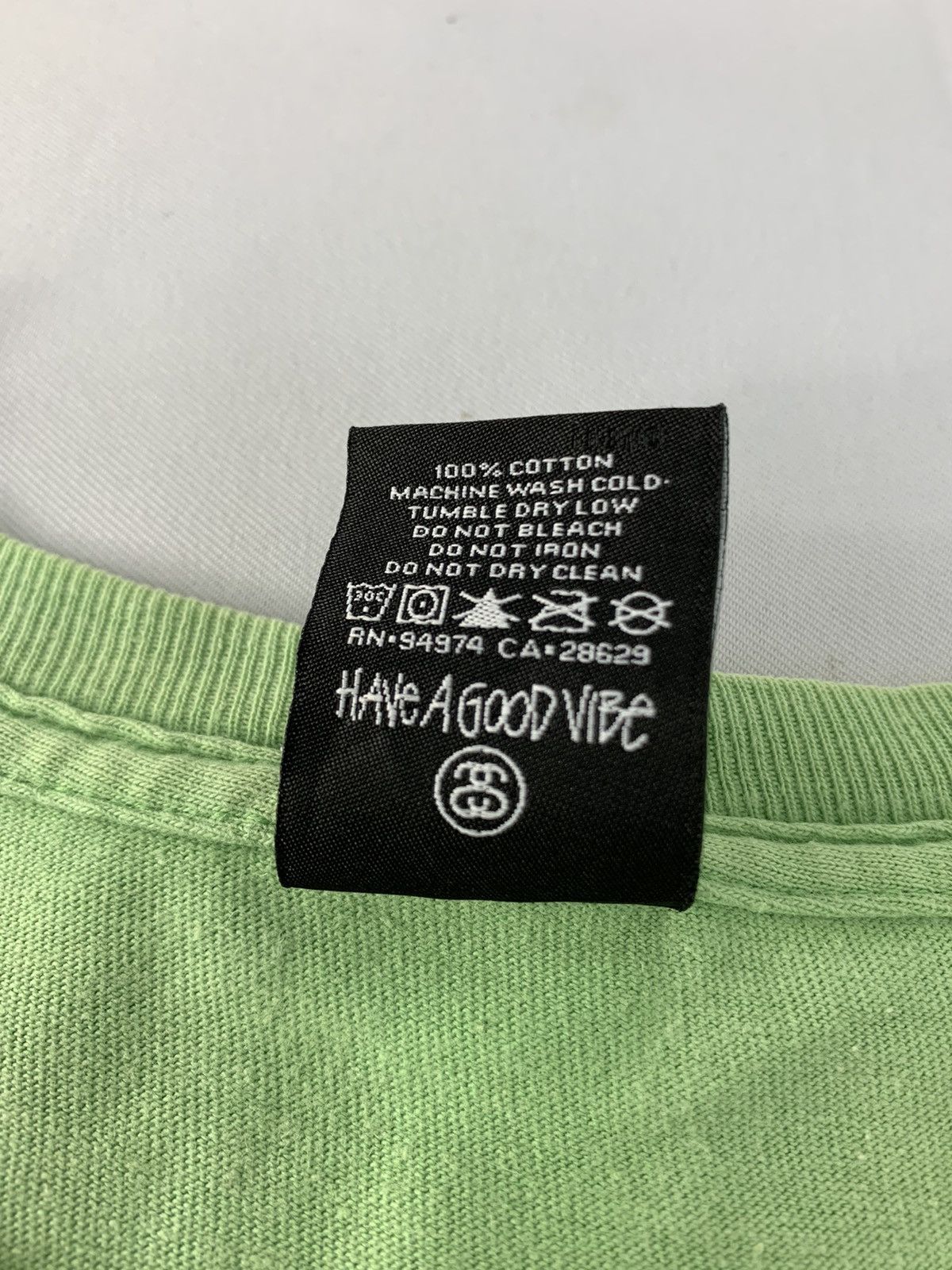 Stussy × Vintage Stussy USCA Big Bear Logo Spell Out Printed Casual Tee Size US L / EU 52-54 / 3 - 6 Thumbnail