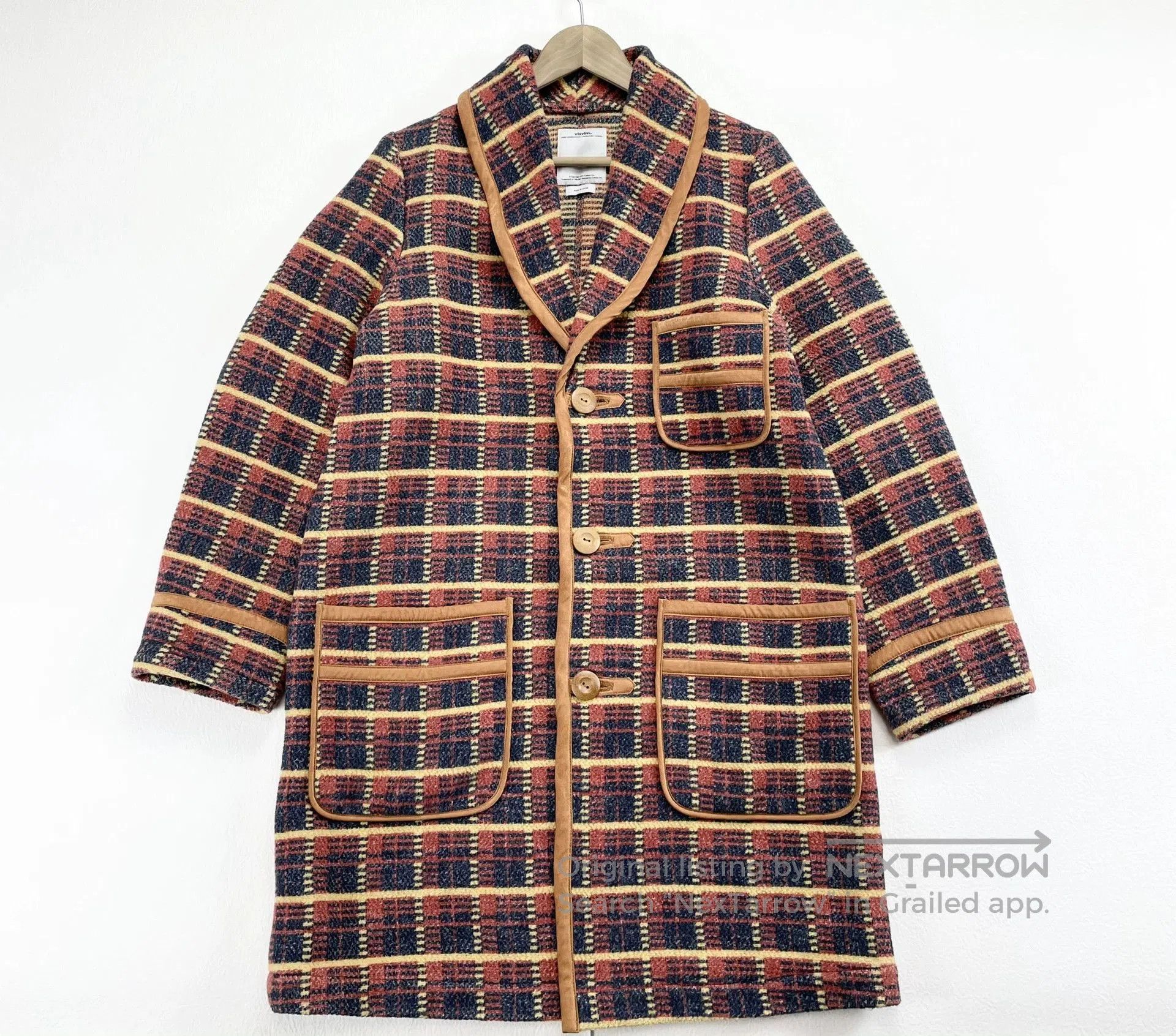 Visvim visvim four corners coat with plaid pattern. Size US M / EU 48-50 / 2 - 1 Thumbnail
