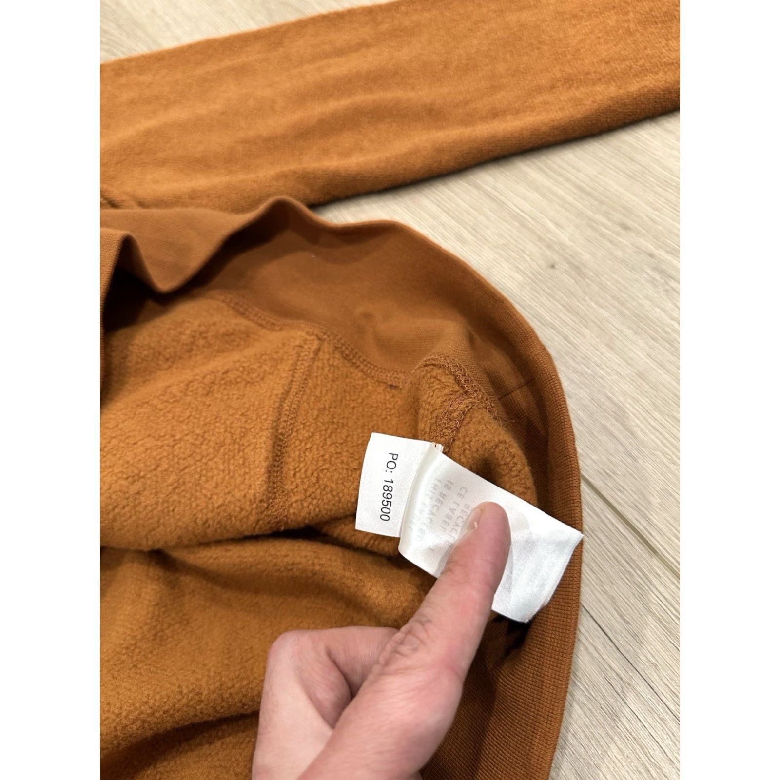 Outerknown Outerknown Hoodie Mens XL Orange Sweatshirt Organic Terry Cloth Size US XL / EU 56 / 4 - 7 Thumbnail
