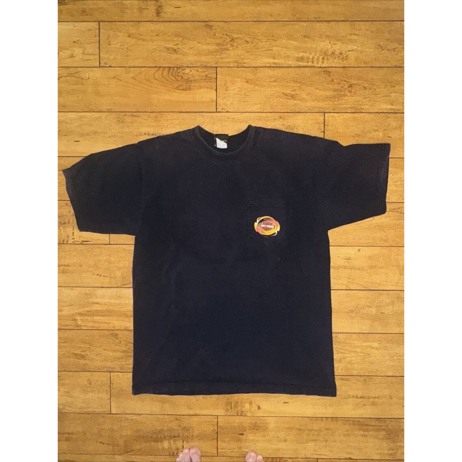 Harley Davidson × Vintage Harley Davidson Orange County T-Shirt Black XL 22x29 Size US XL / EU 56 / 4 - 3 Thumbnail