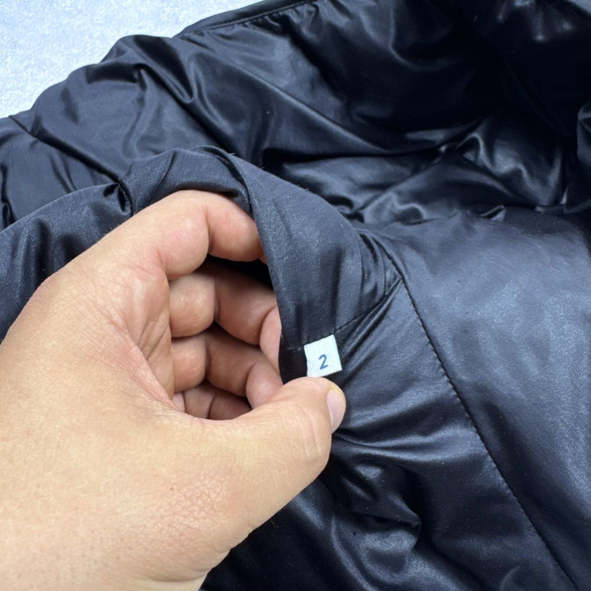 Moncler Women`s Moncler Jersey Grafit Puffer Hooded Jacket Size 2/M Size M / US 6-8 / IT 42-44 - 14 Thumbnail