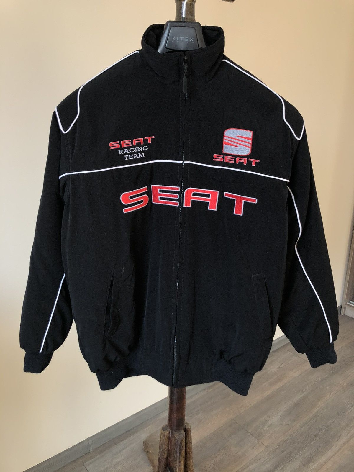 NASCAR × Vintage Vintage SEAT Racing Jacket bomber 90s Size US M / EU 48-50 / 2 - 1 Thumbnail
