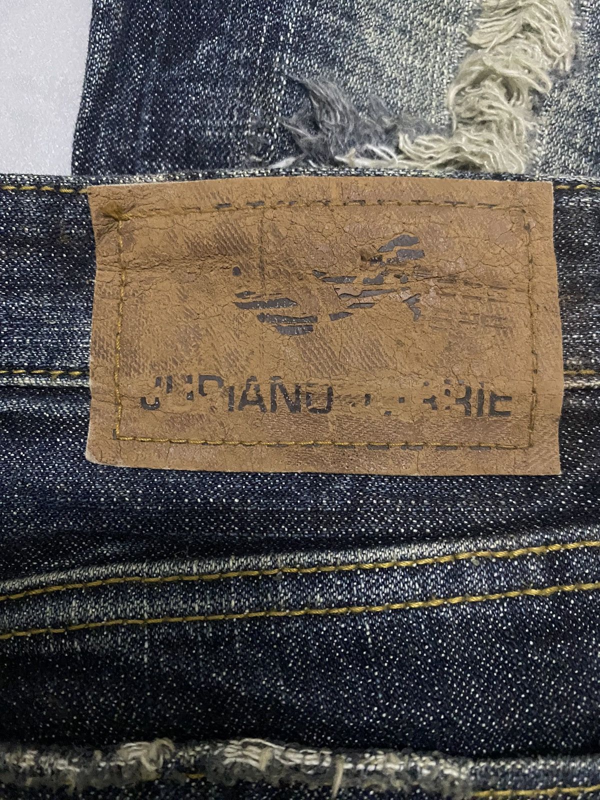 If Six Was Nine THRASHED FLARE JAPAN BRAND JURIANO JURRIE RIPPED DENIM Size US 31 - 10 Thumbnail