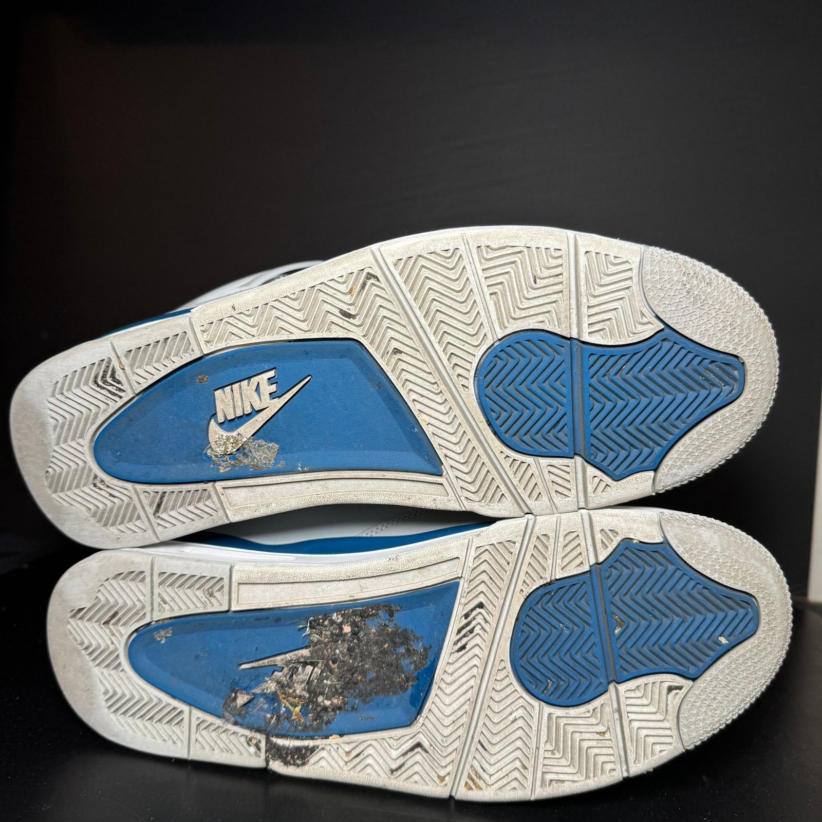 Jordan Brand × Nike Size 12.5 Air Jordan 4 Retro Military Blue 2024 Men's Shoes Size US 12.5 / EU 45-46 - 7 Thumbnail