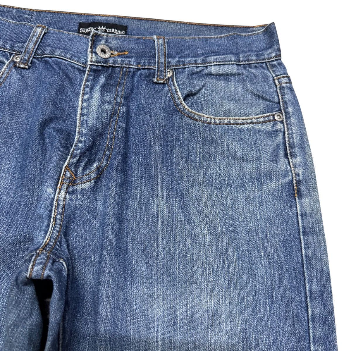 Stussy Vintage Stussy Classic Distressed Denim Jeans Size US 32 / EU 48 - 6 Thumbnail
