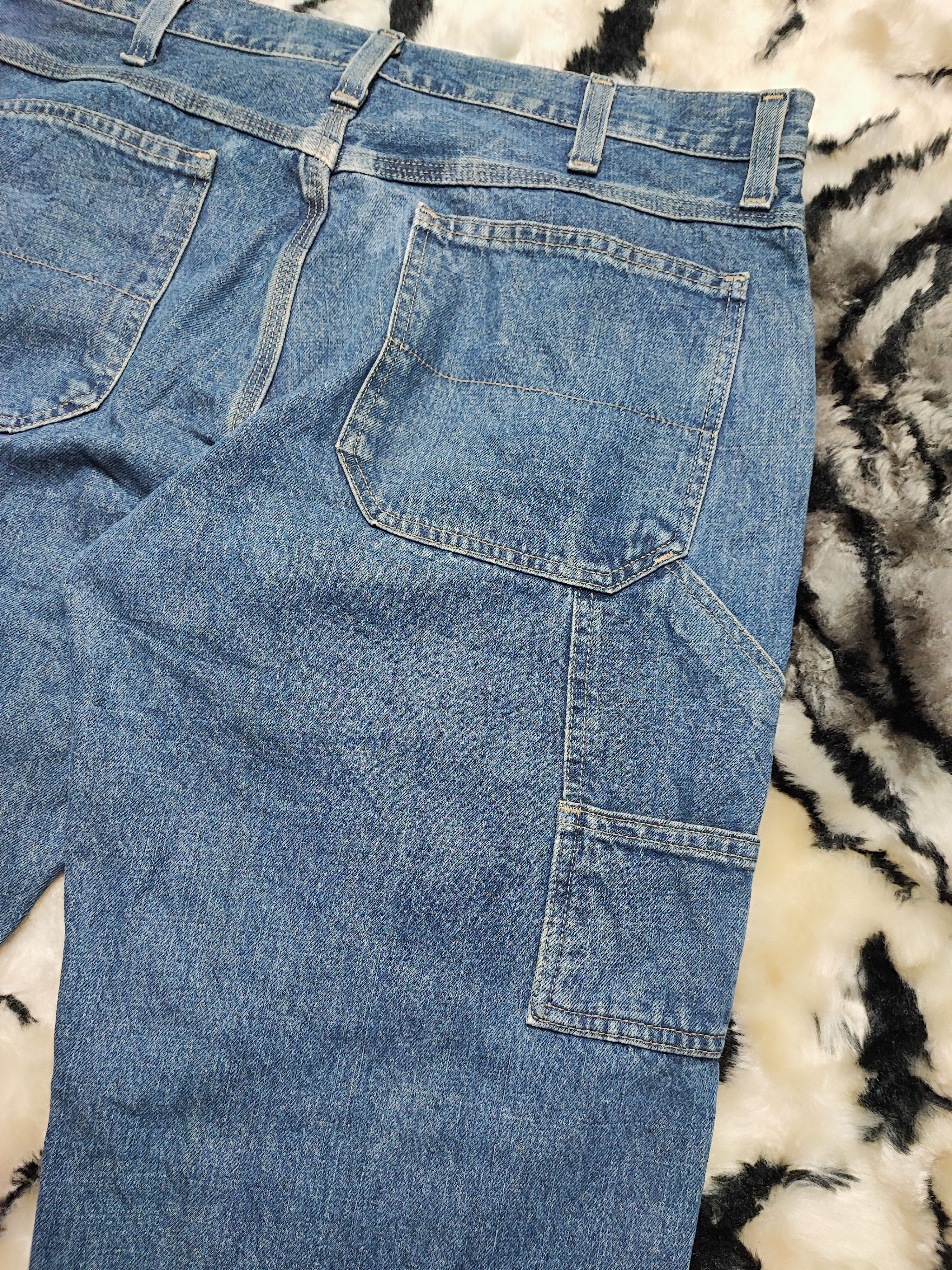 Faded Glory × Vintage Crazy Vintage Baggy Carpenter Jeans Size US 38 / EU 54 - 15 Thumbnail