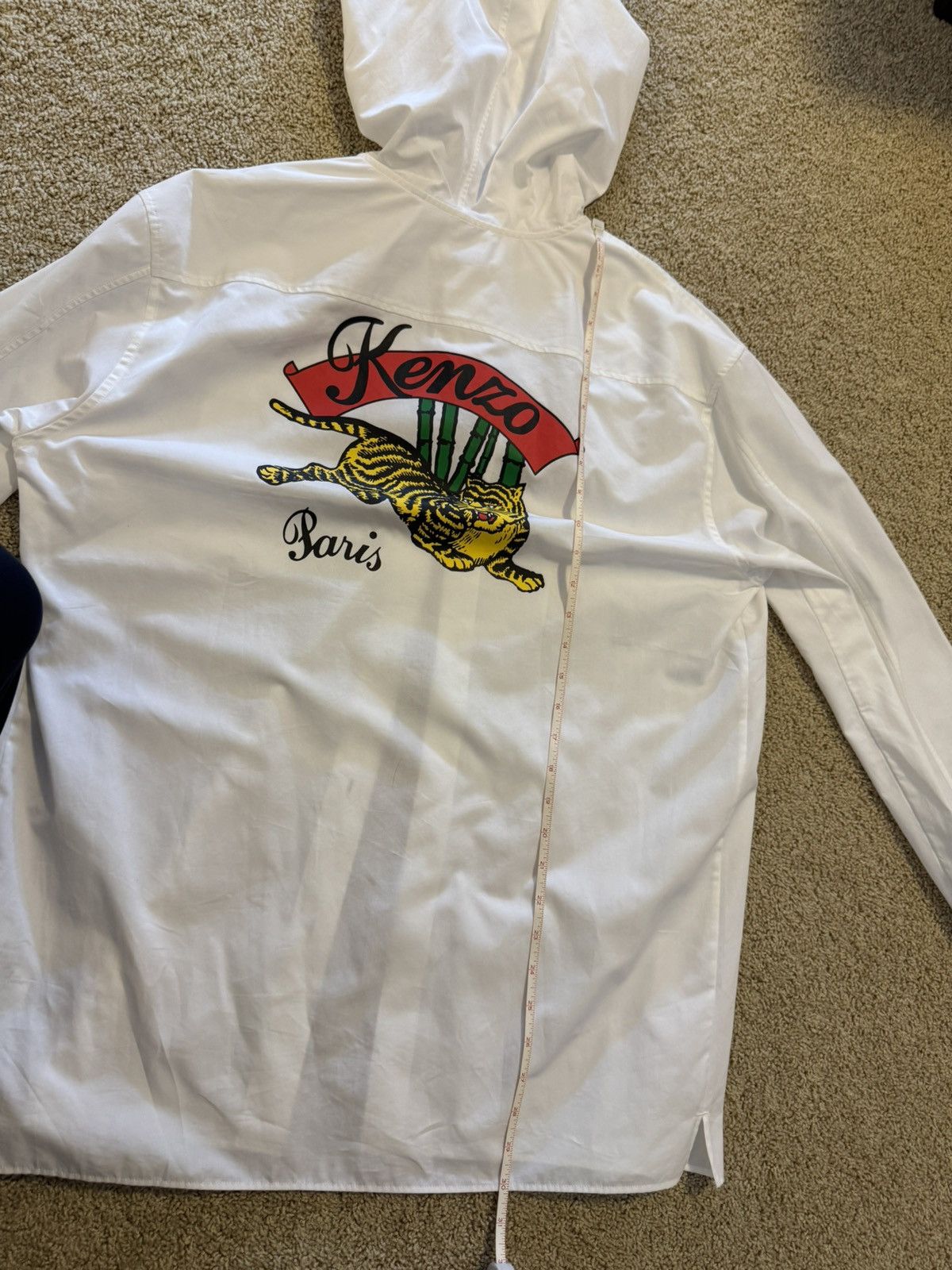 Kenzo Kenzo hooded button up logo front/back Size US L / EU 52-54 / 3 - 3 Thumbnail