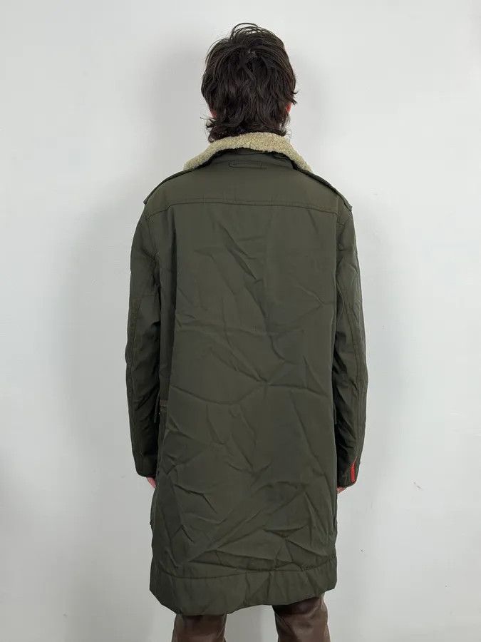 Prada 2000s Prada Dark Olive Green Parka Long Jacket Size US L / EU 52-54 / 3 - 3 Thumbnail