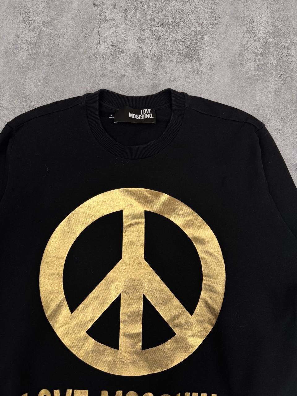 Other Love Moschino Men's Sweatshirt Regular Fit Black Size S Size US S / EU 44-46 / 1 - 3 Thumbnail