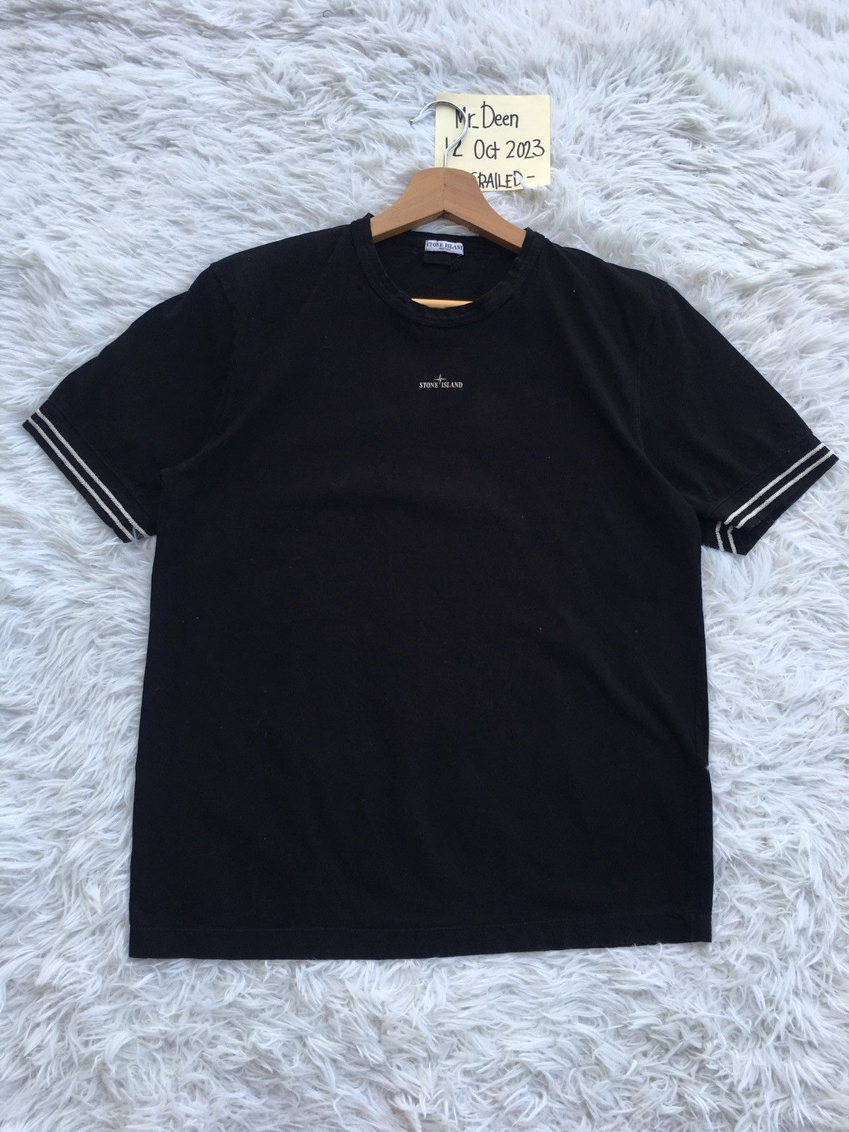 Stone Island Rare Stone Island Spellout Tshirt Size US M / EU 48-50 / 2 - 2 Thumbnail