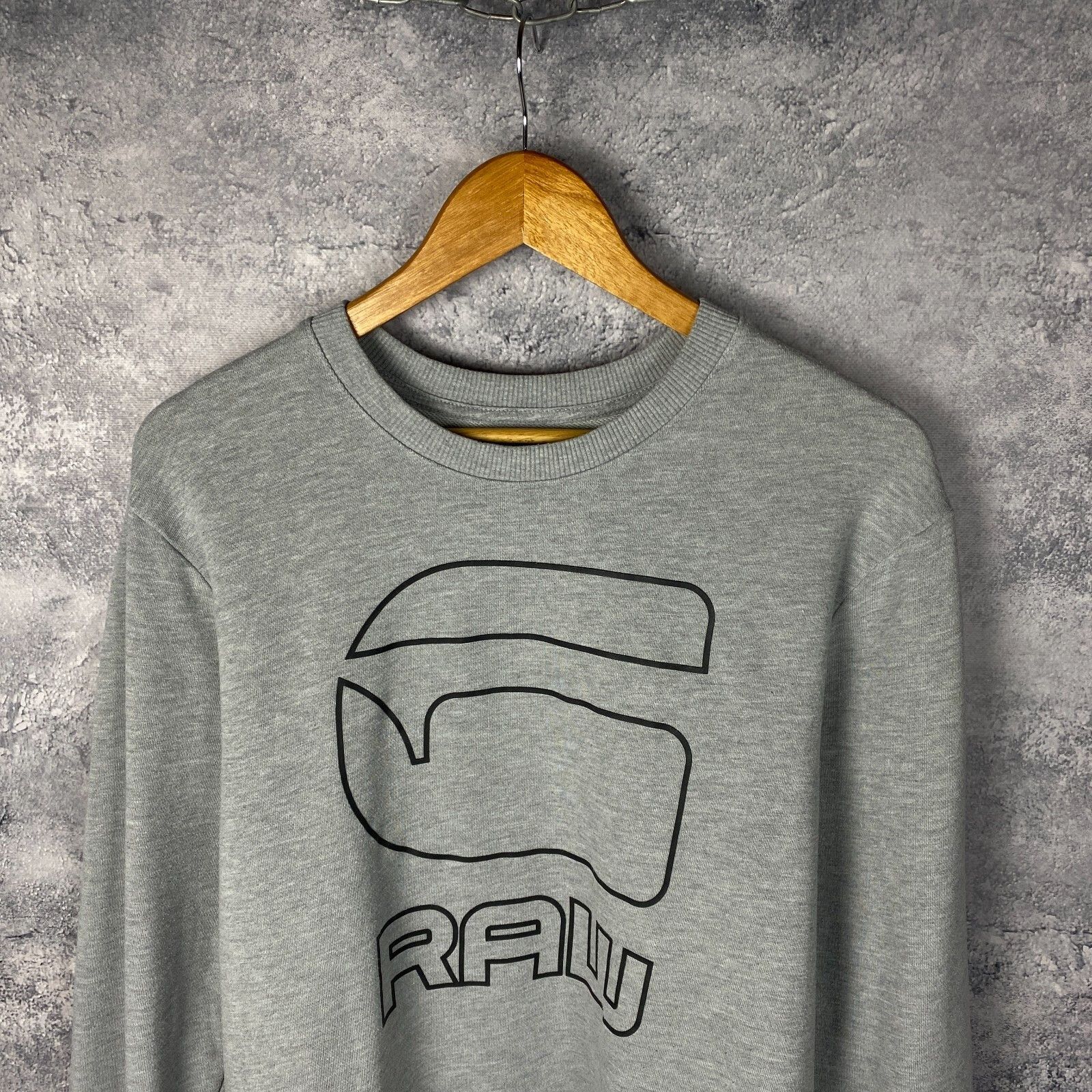 G-Star G Star Raw Sweatshirt Men's Size L Gray Long Sleeve ` Size US L / EU 52-54 / 3 - 2 Thumbnail