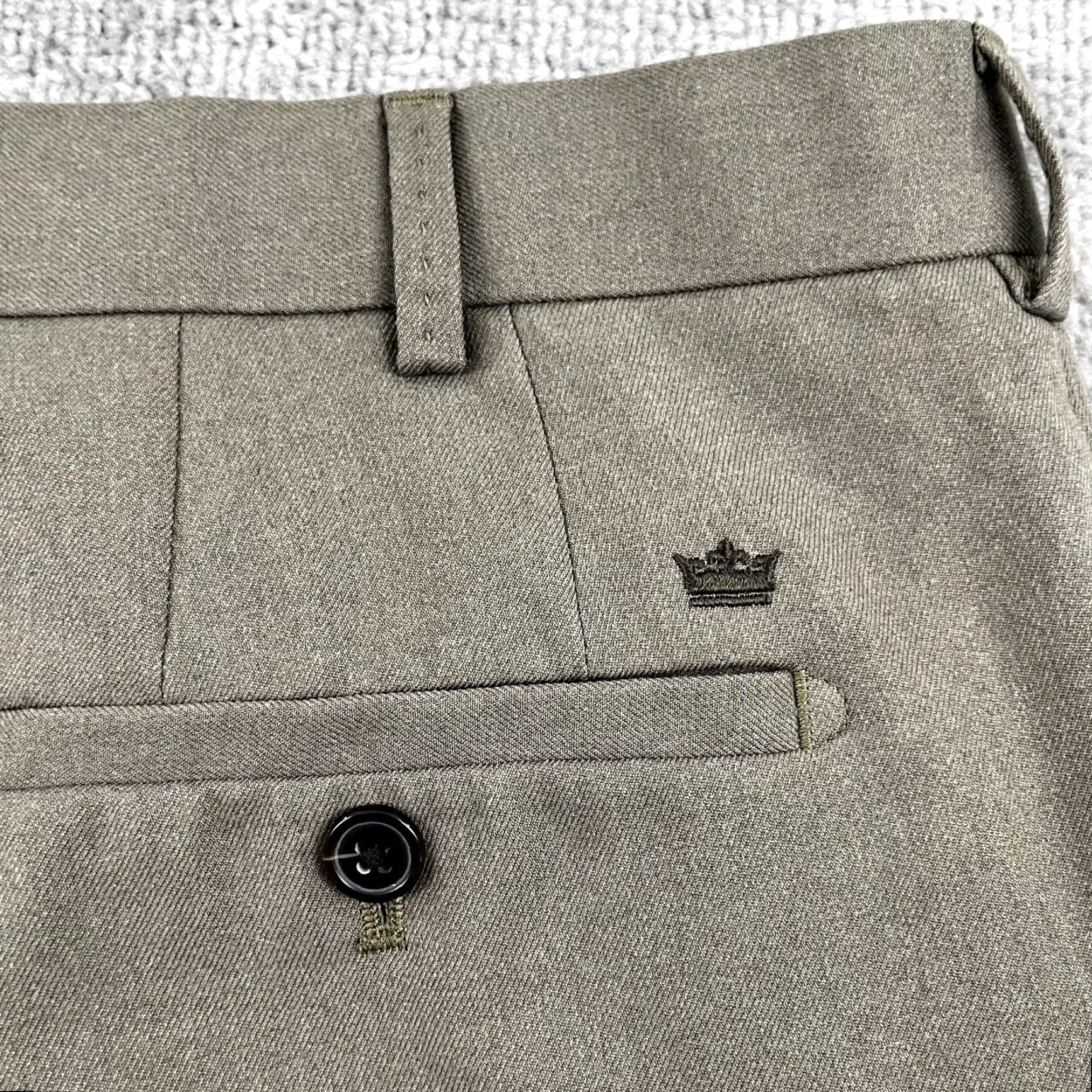 Peter Millar PETER MILLAR Pants Mens 35 x 29 Brown Franklin Performance Golf Trousers Pleated Size US 35 - 4 Thumbnail