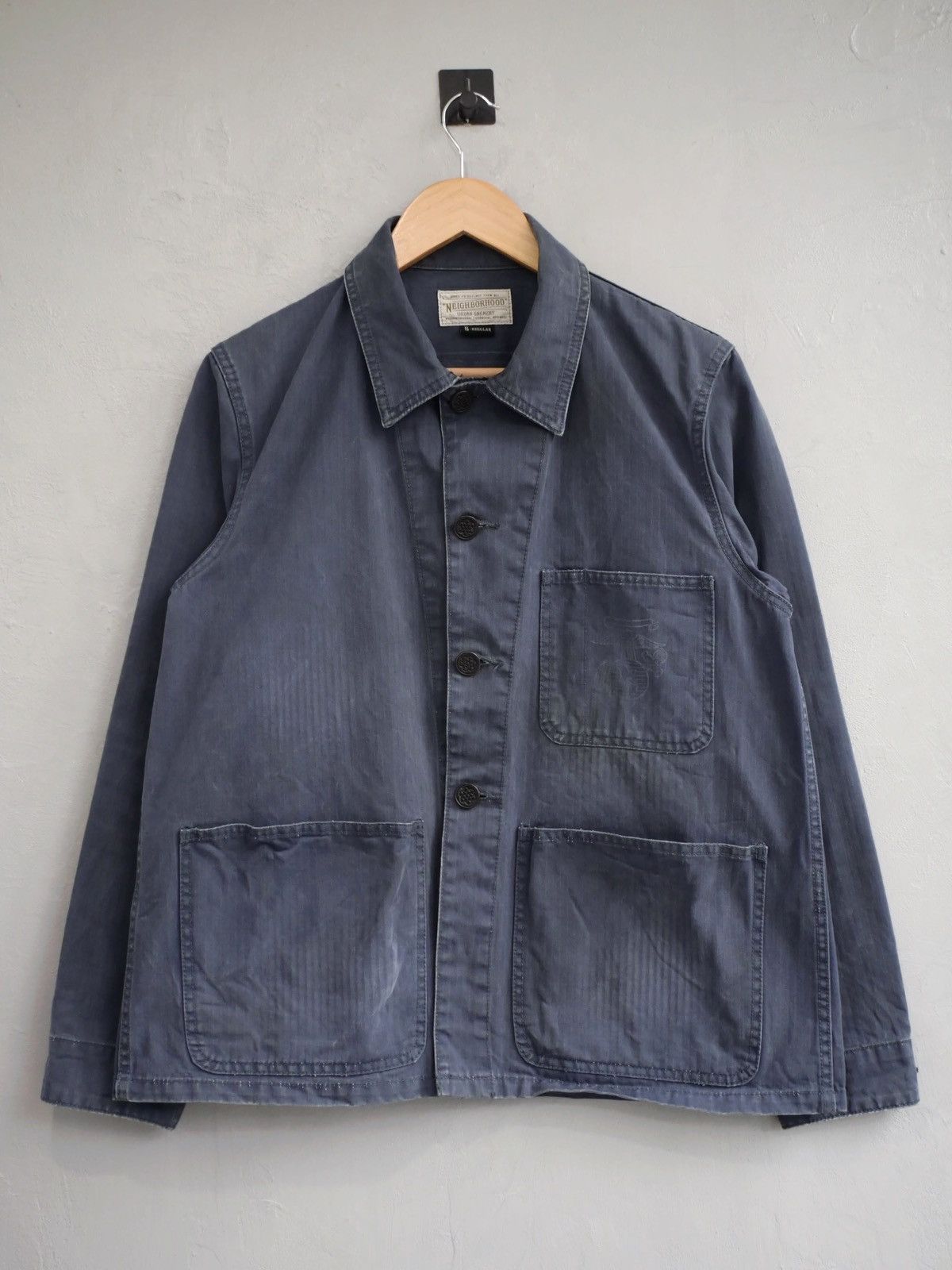 Neighborhood NEIGHBORHOOD Fade Chore Jacket Size US S / EU 44-46 / 1 - 1 Thumbnail