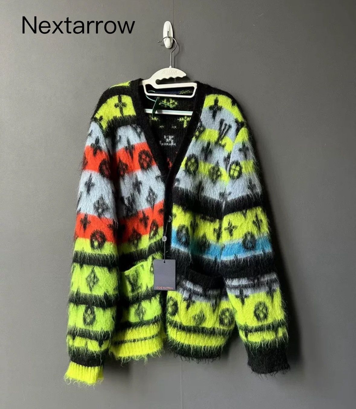 Louis Vuitton Louis Vuitton LV mohair printed cardigan shirt Size US XL / EU 56 / 4 - 1 Thumbnail