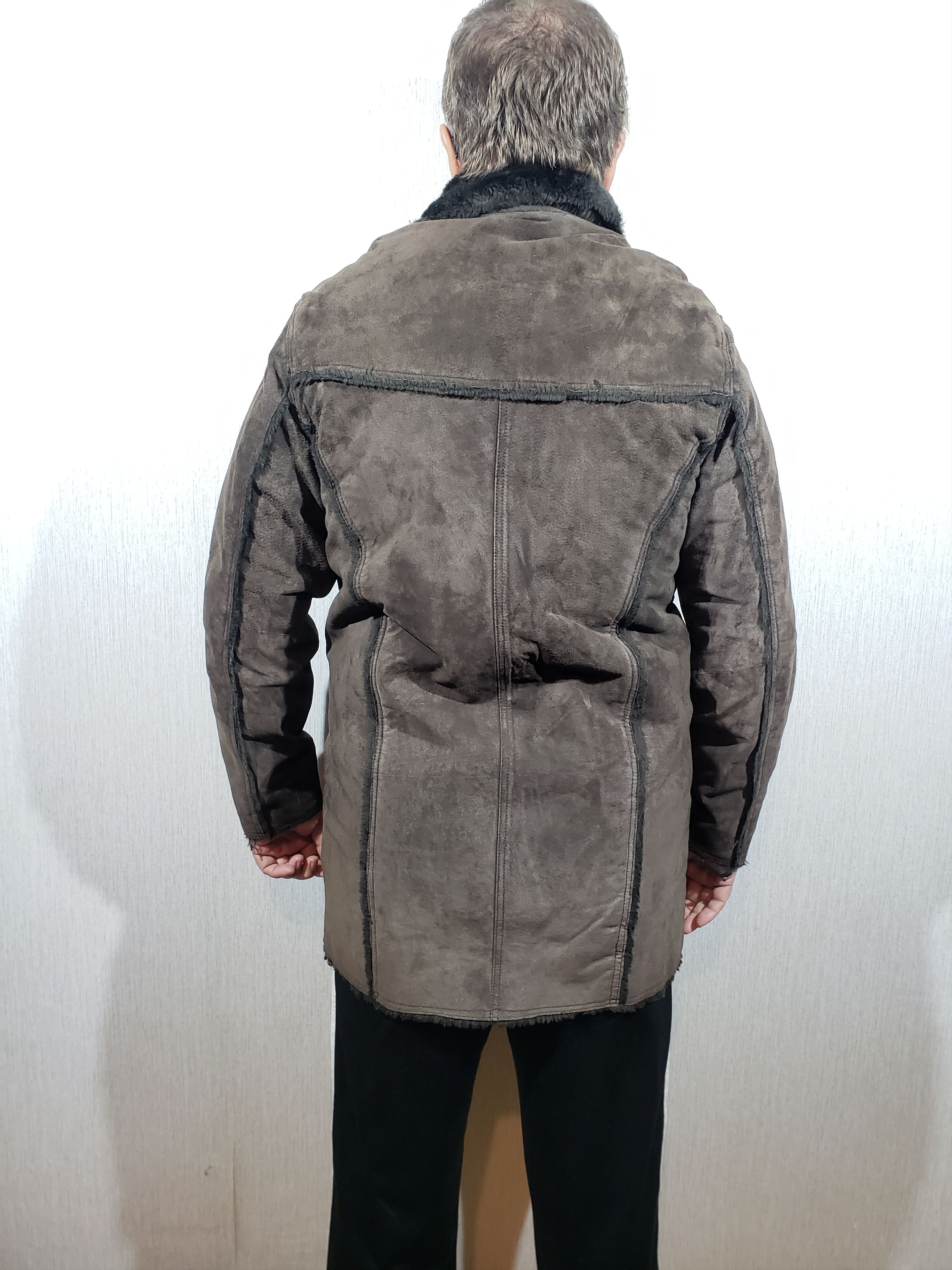 Other Brown men's leather jacket. Size US L / EU 52-54 / 3 - 4 Thumbnail