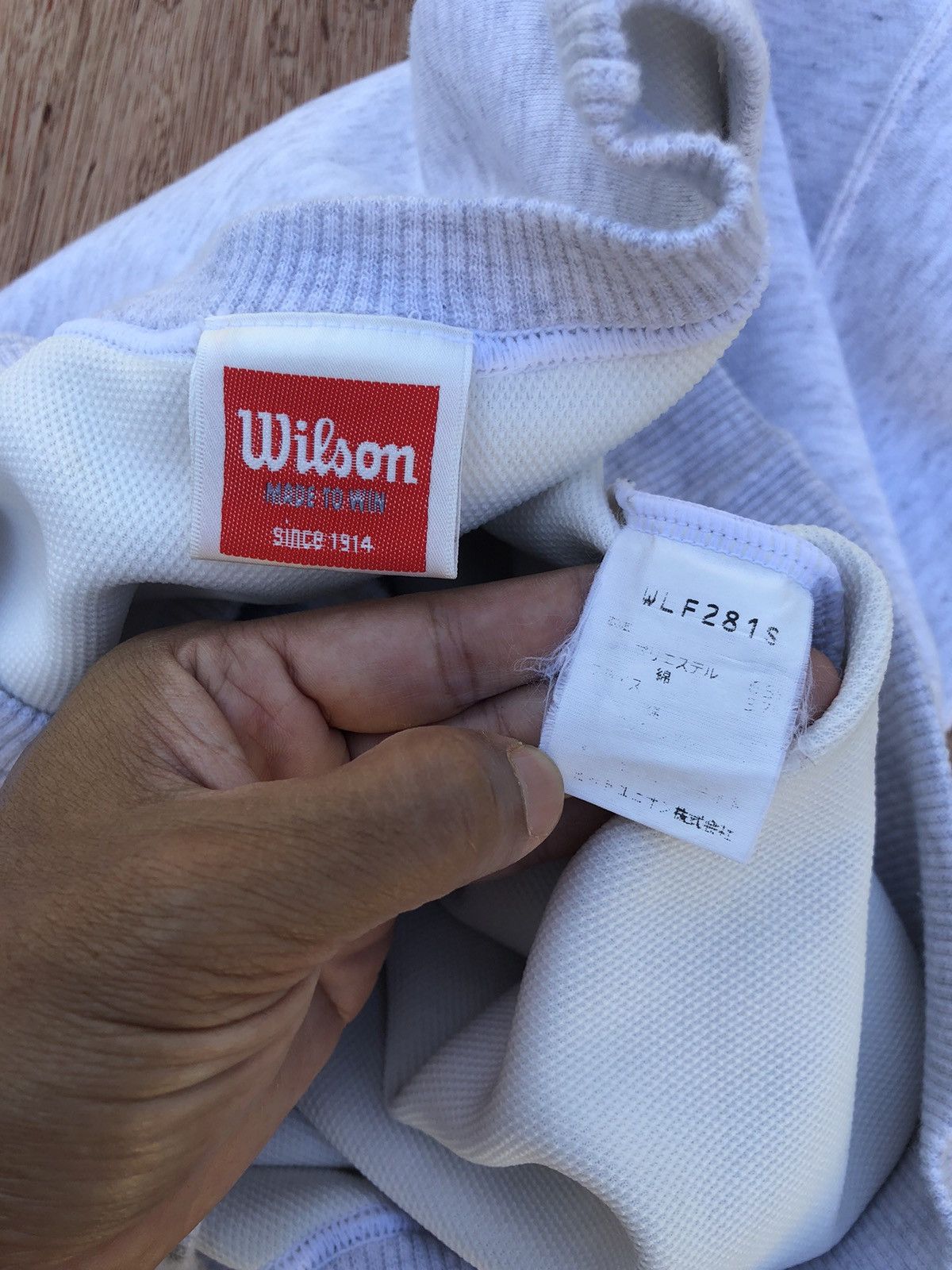 Vintage × Wilson Vintage WILSON Spellout Design Size US L / EU 52-54 / 3 - 4 Thumbnail