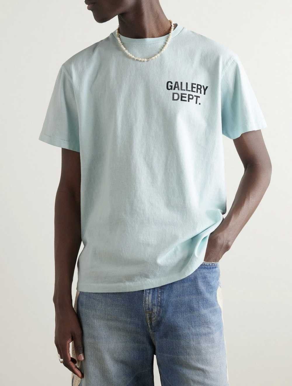 Gallery Dept. o1mle0226 Souvenir T-Shirt in Baby Blue Size US XL / EU 56 / 4 - 8 Thumbnail