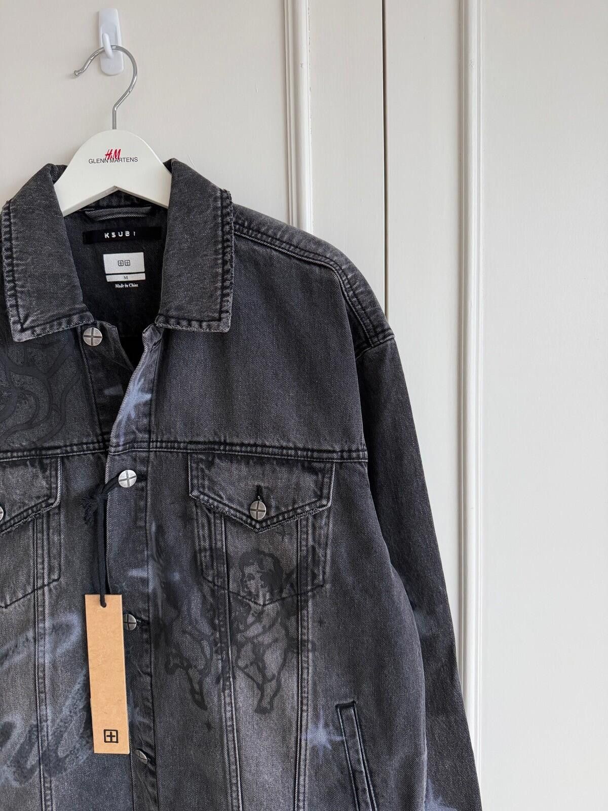Ksubi new Ksubi mens oh g jacket medium m denim axl cherub grey Size US M / EU 48-50 / 2 - 4 Thumbnail