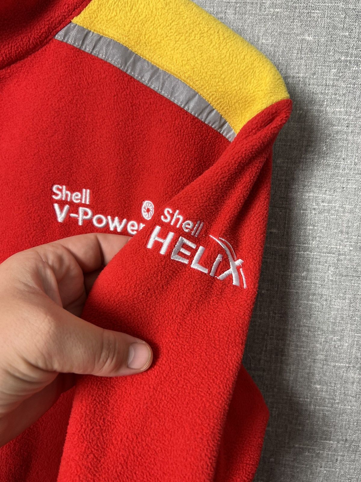 Ferrari Vintage Ferrari Shell Formula 1 Zip Up Fleece Jacket Size US M / EU 48-50 / 2 - 6 Thumbnail