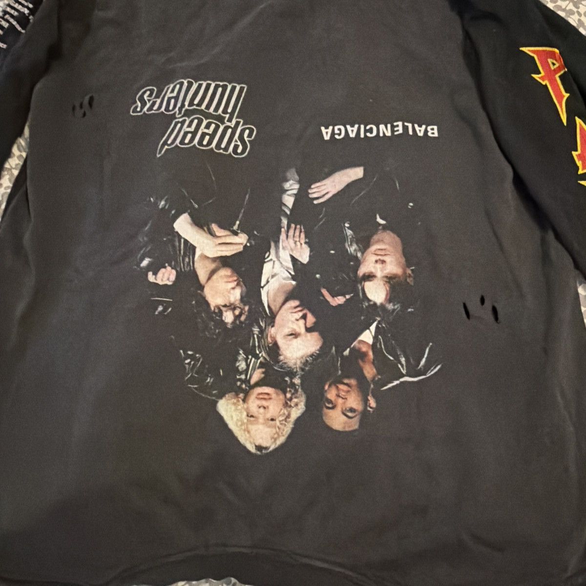 Balenciaga Balenciaga Speedhunters Upside Down Tee Long sleeve Size US L / EU 52-54 / 3 - 5 Thumbnail