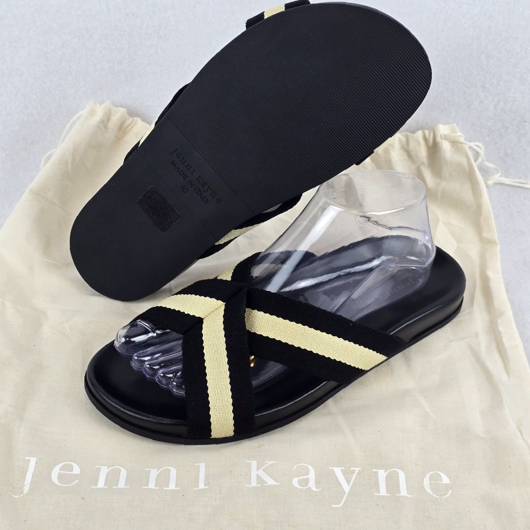 VINTAGE Jenni Kayne Women's Flat Slide Sandals Size US 40 EU