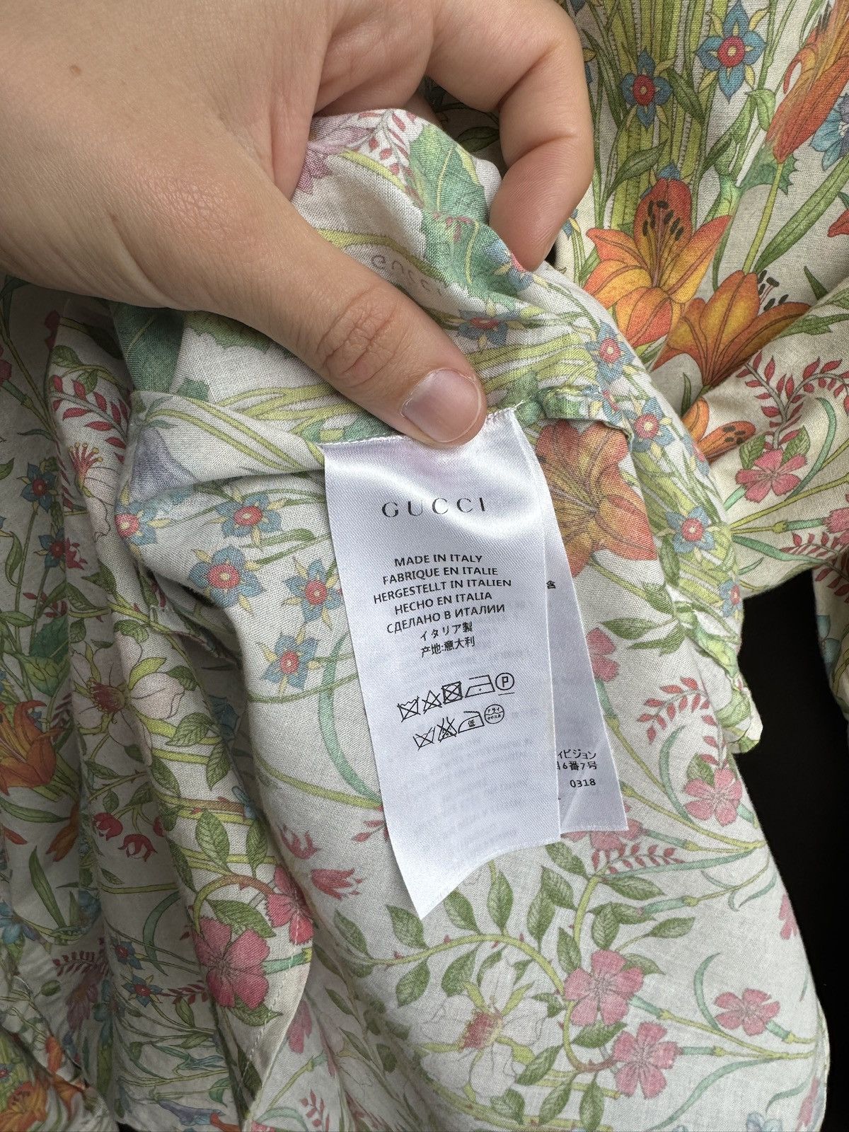 Gucci Gucci floral long sleeve button down Size US S / EU 44-46 / 1 - 6 Thumbnail