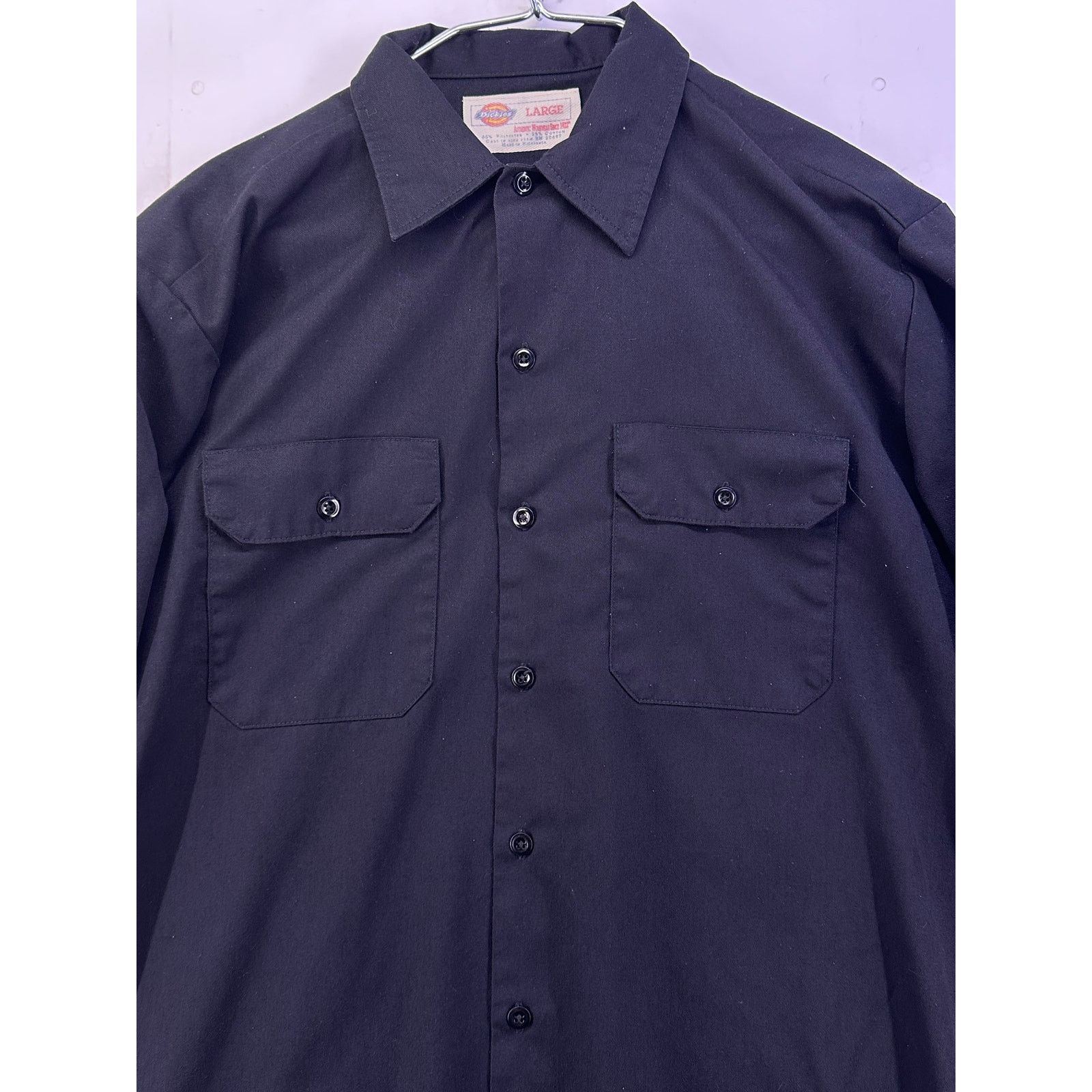 Dickies Vintage 2006 Dickies Black Button Down Longsleeve Shirt Sz L Size US L / EU 52-54 / 3 - 6 Thumbnail