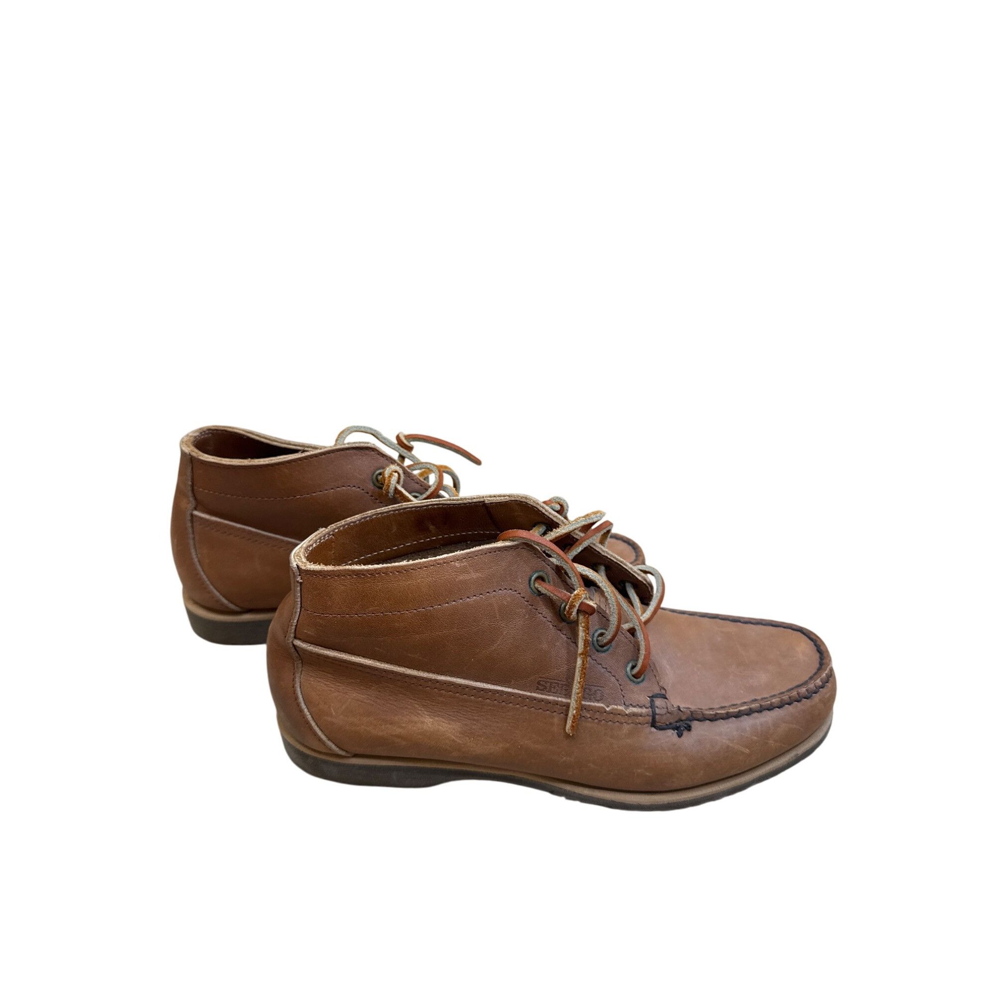Sebago Sebago Womens Brown Leather Chukka Boots Size 6.5W SKU8134 Size US 6.5 / IT 36.5 - 4 Thumbnail