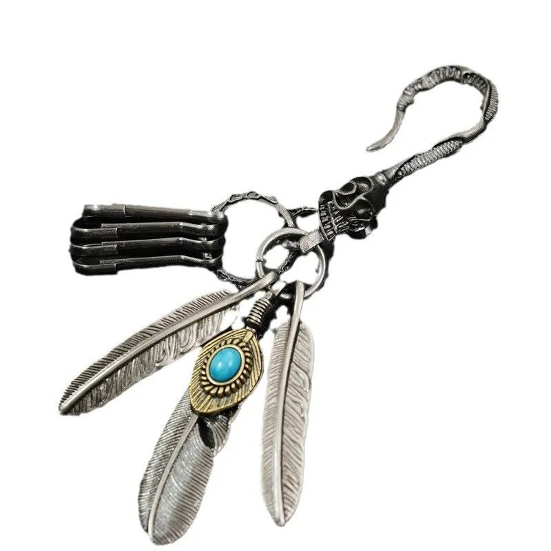 Japanese Brand Vintage Aesthetic Metal HookK Keychain Size ONE SIZE - 3 Thumbnail
