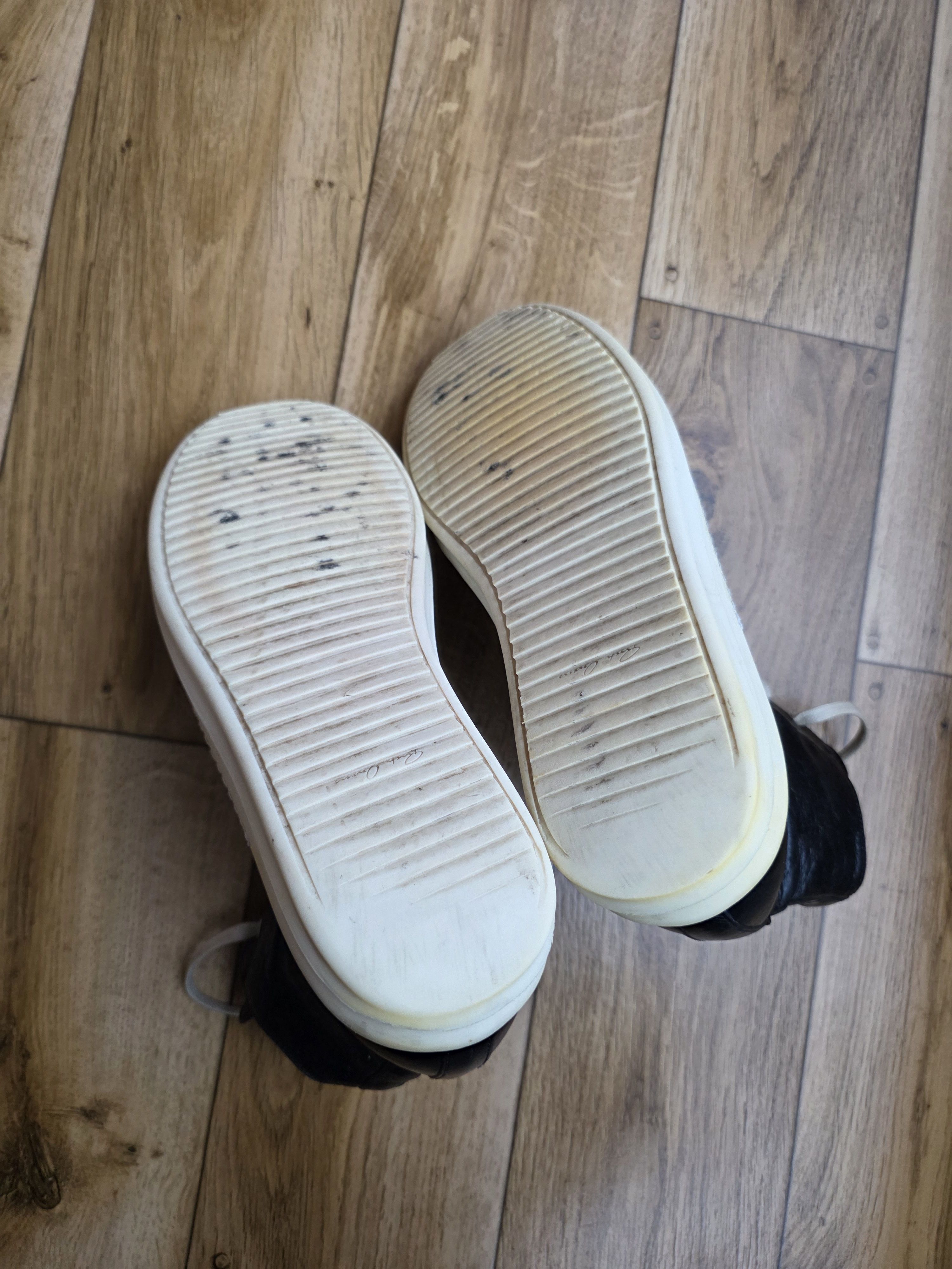 Rick Owens Rick Owens Cracked Effect Mainline Ramones Size US 9 / EU 42 - 9 Thumbnail