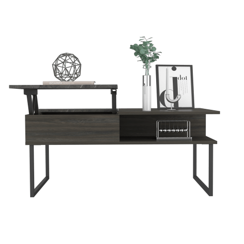 Designer × Homemade Atlanta Lift Top Coffee Table, One Shelf, Carbon Espresso / Size US L / EU 52-54 / 3 - 5 Thumbnail