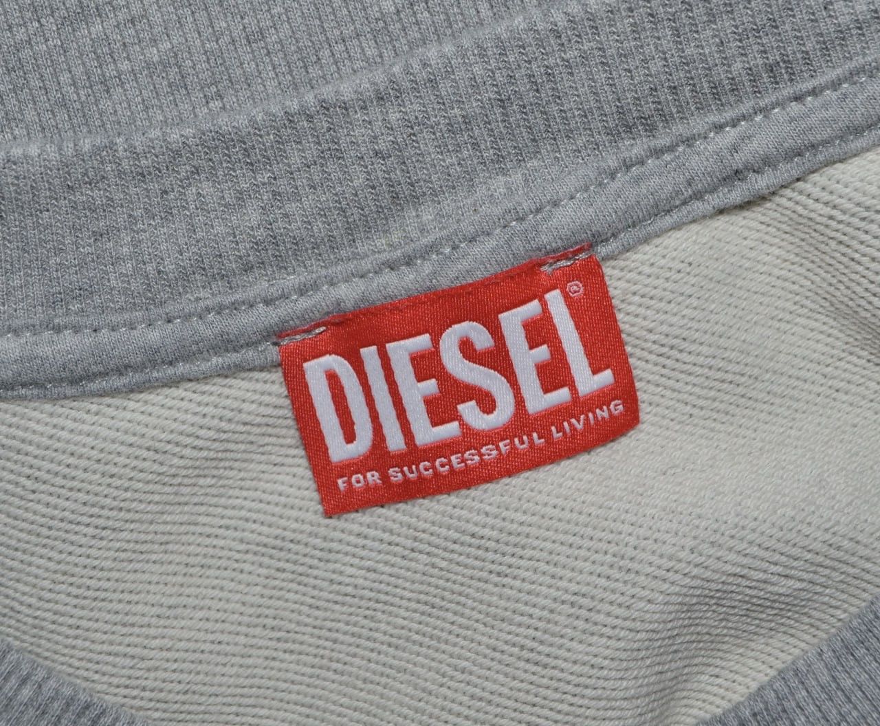 Diesel Womens Diesel Bid Logo Grey Sweatshirt Size M Size M / US 6-8 / IT 42-44 - 6 Thumbnail