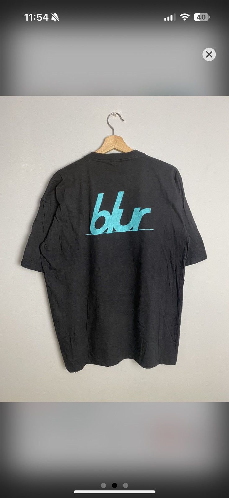 Vintage Vintage 90s Blur Shark Brit Pop Band Tshirt Suede Ride Size US L / EU 52-54 / 3 - 2 Thumbnail