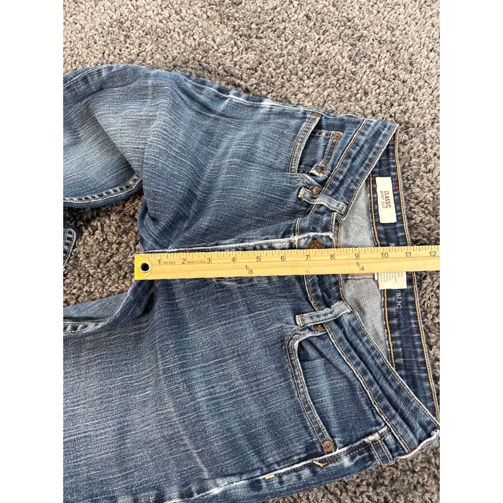 Banana Republic VINTAGE Banana Republic Jeans Bootcut Womens 30x30 Denim Blue High Rise Cotton 30 Inseam 30 Regular Womens Size 30" / US 8 / IT 44 - 5 Thumbnail
