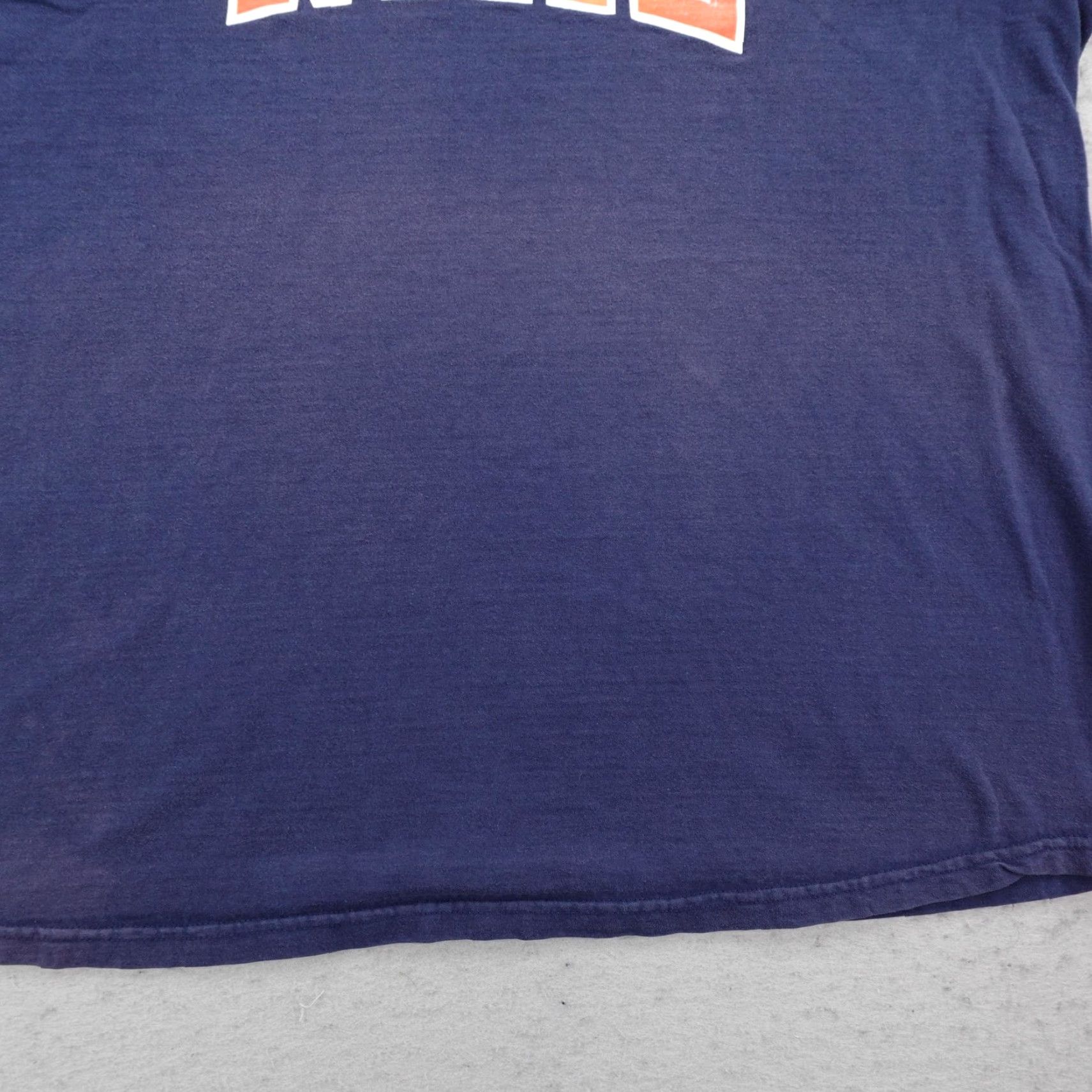 Nike VINTAGE Nike Shirt Mens 2XL Blue Arch Logo Orange Spell Out Athletic Y2K Tee Size US XXL / EU 58 / 5 - 5 Thumbnail